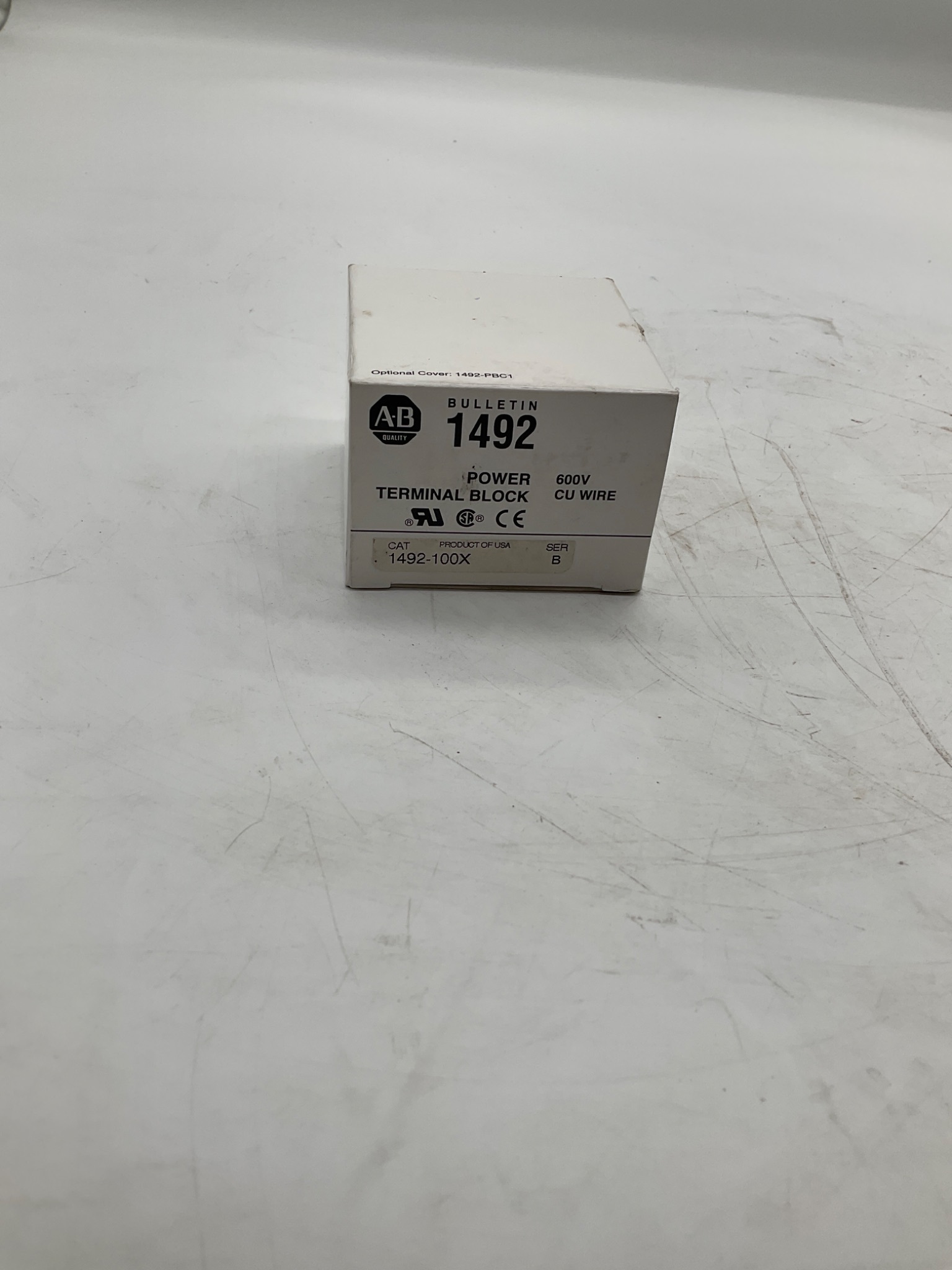ALLEN-BRADLEY 1492-100X Power Terminal Block Series B 175A 600V NEW 0