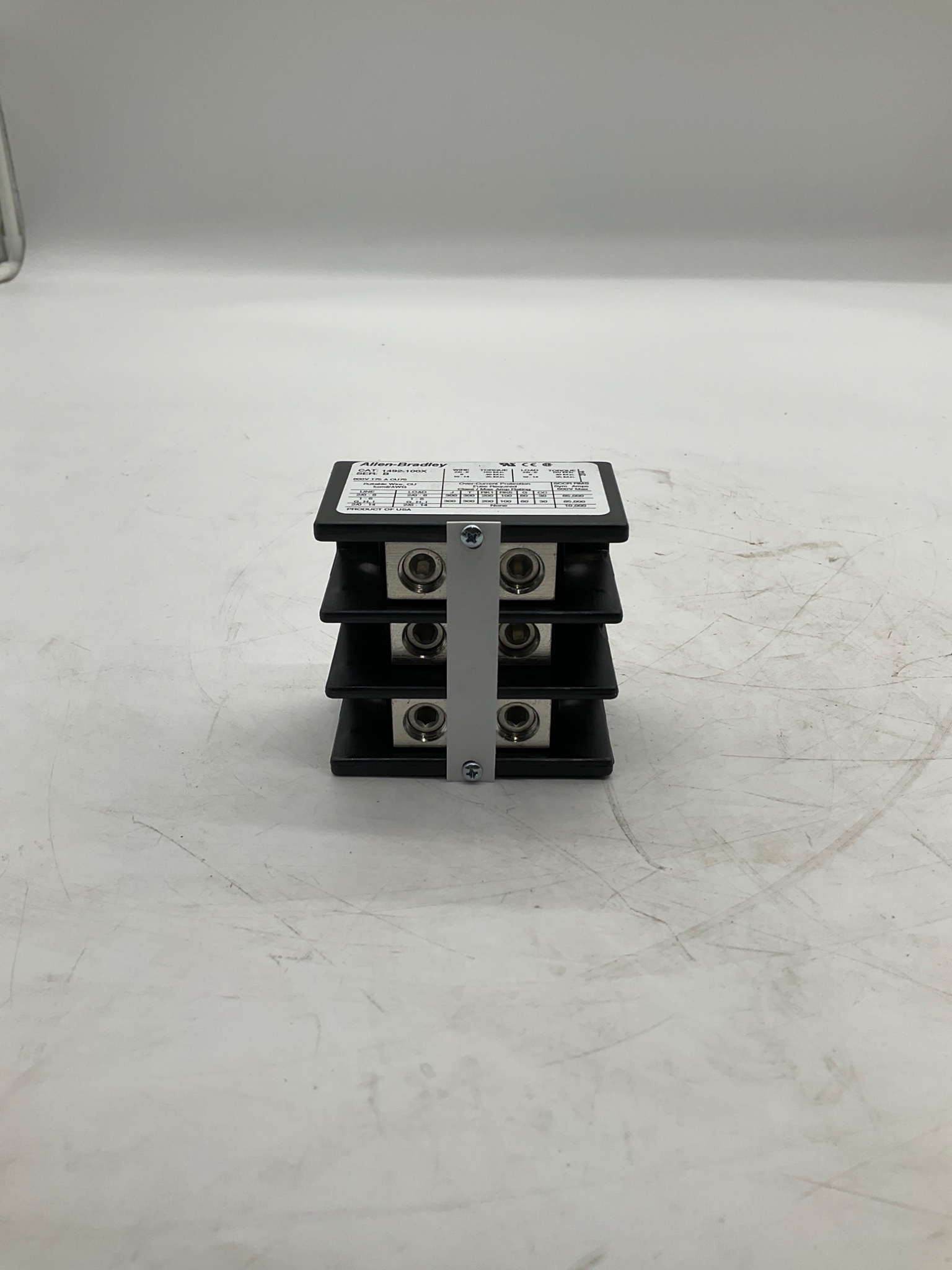 ALLEN-BRADLEY 1492-100X Power Terminal Block Series B 175A 600V NEW 2