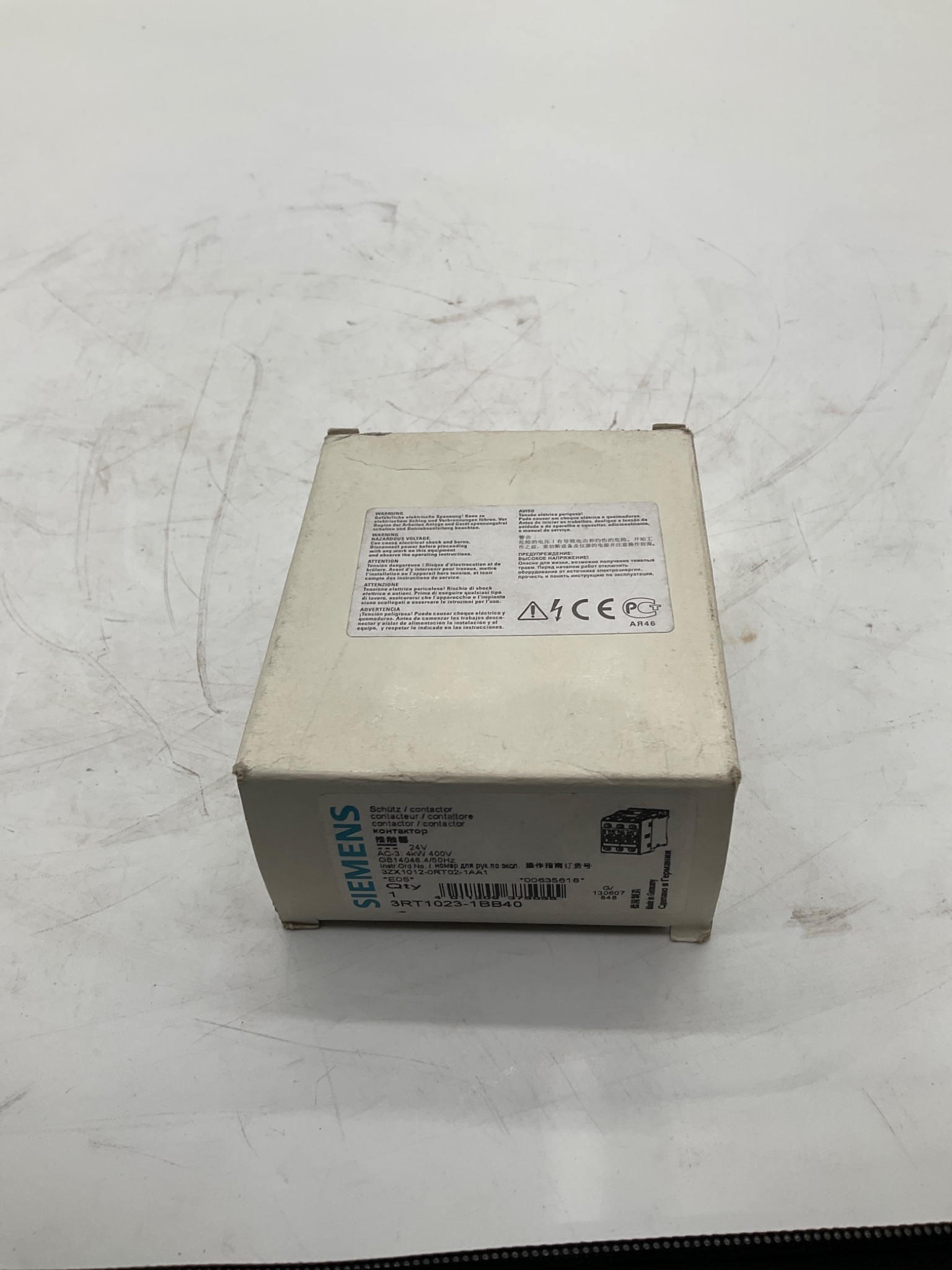 SIEMENS 3RT1023-1BB40 SIRIUS Contactor 9A 24VDC 1NO NEW 1
