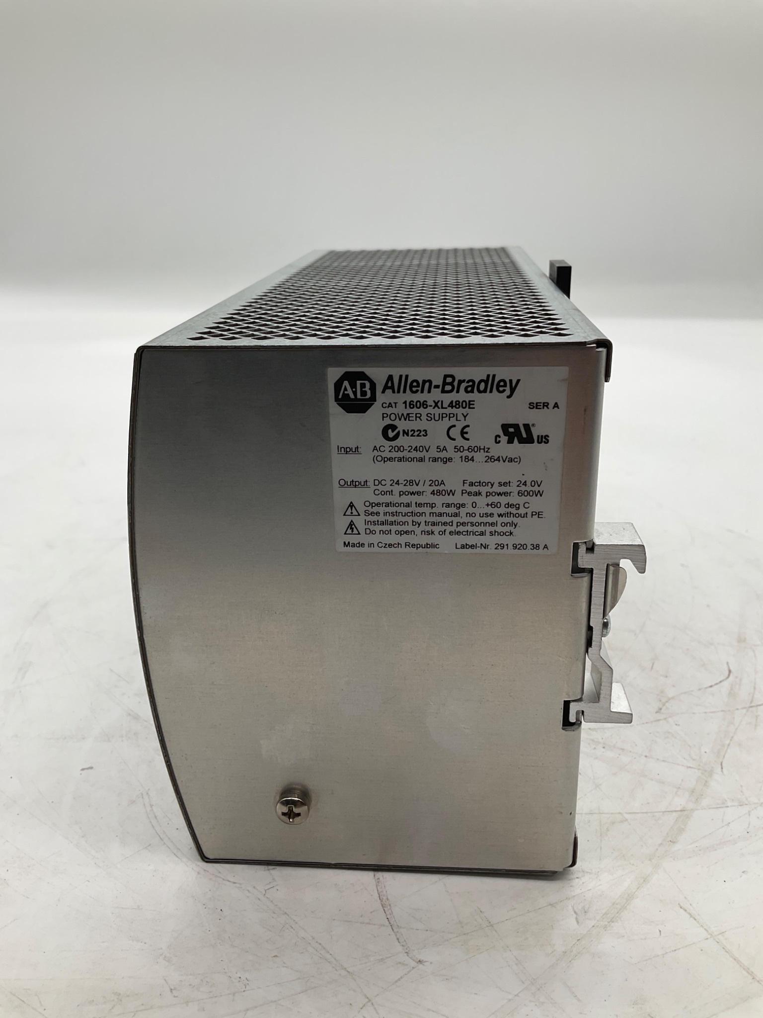 ALLEN-BRADLEY 1606-XL480E XL Series Power Supply 24VDC 20A 480W NEW 3