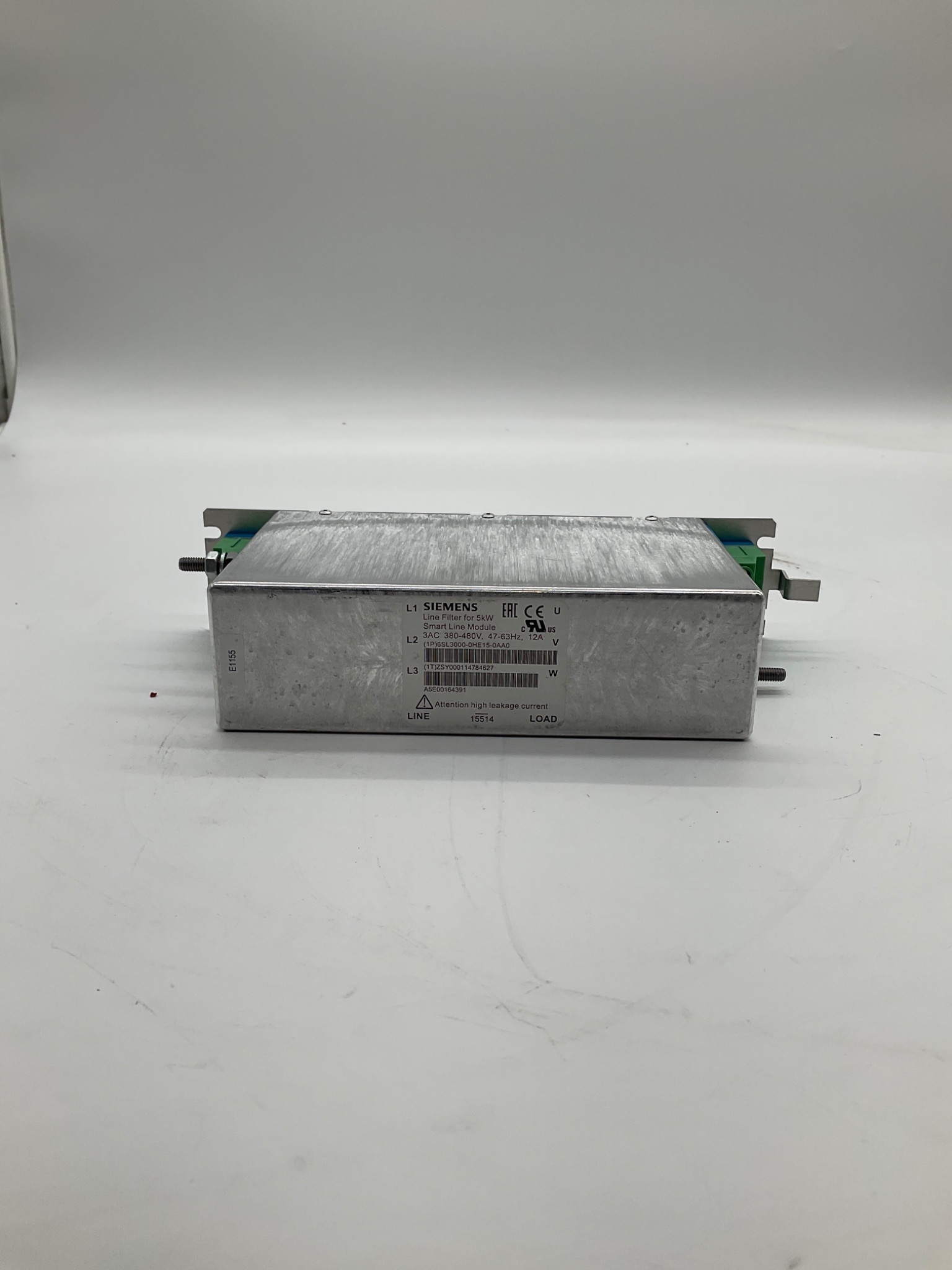 SIEMENS 6SL3000-0HE15-0AA0 SINAMICS Line Filter 5kW USED 4