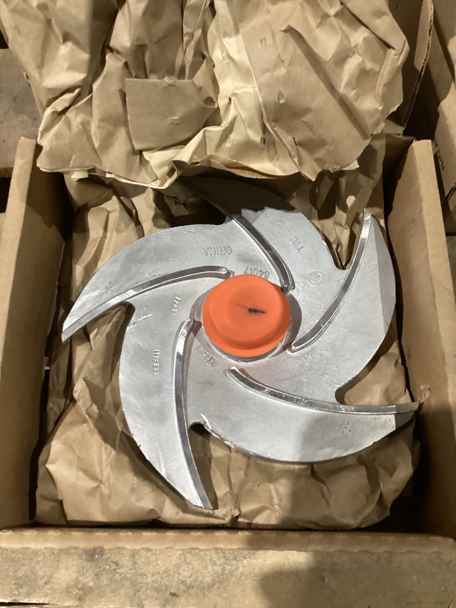 GOULDS 3196 MTX Rotating Assembly w/ 0100-593-1203 10in 316SS Impeller NEW 2