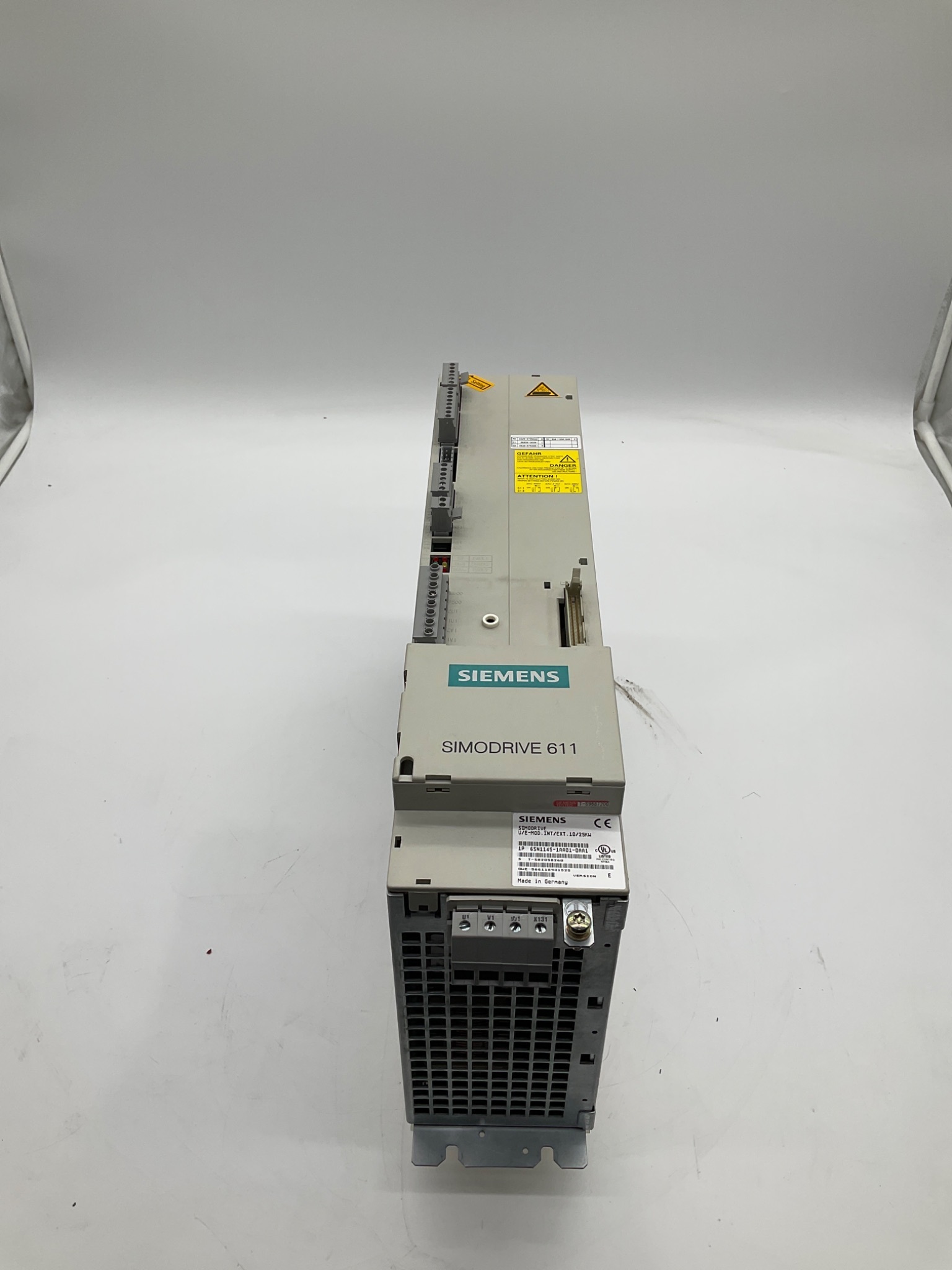SIEMENS 6SN1145-1AA01-0AA1 SIMODRIVE 611 Infeed/Regenerative Power Module USED 0