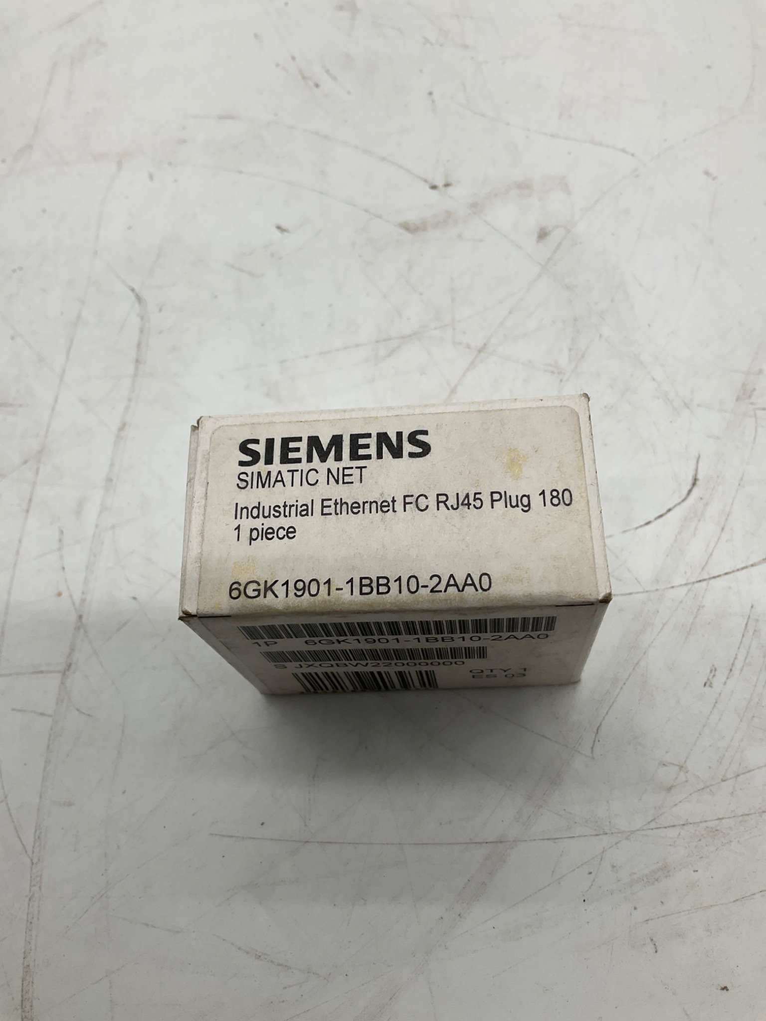 SIEMENS 6GK1901-1BB10-2AA0 Industrial Ethernet FC RJ45 Plug 180° NEW 1
