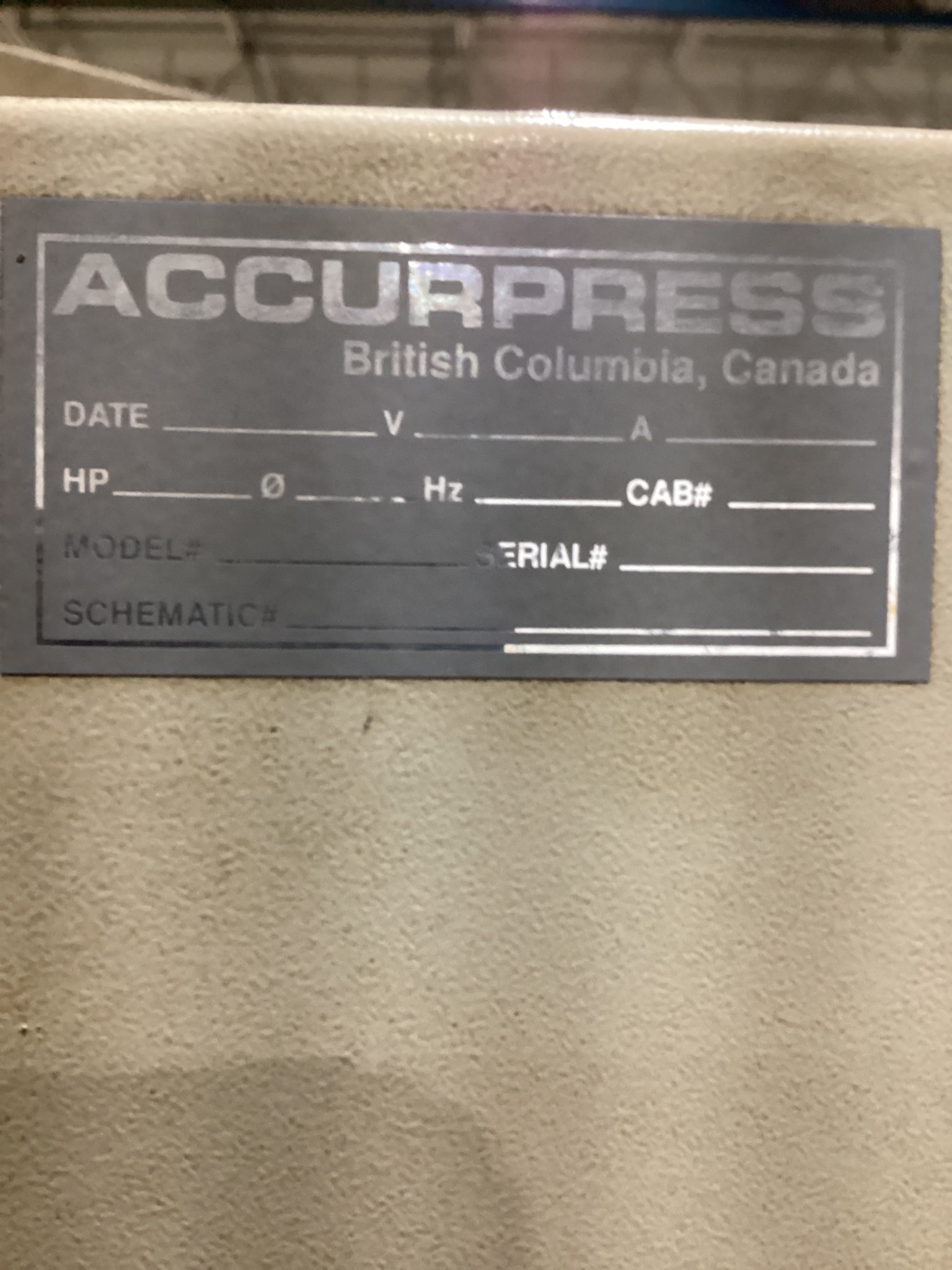 ACCURPRESS 713010 - 130 Ton CNC Press Brake USED 4
