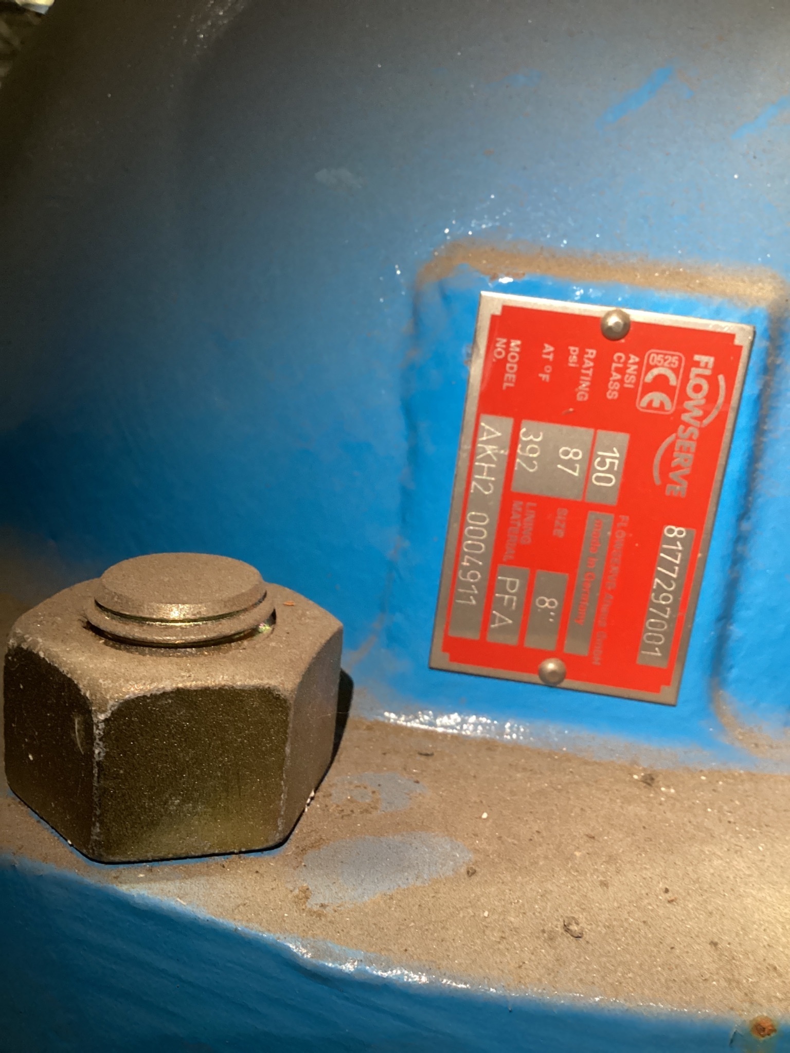 FLOWSERVE AKH2-0004911 8in Class 150 Check Valve NEW 4