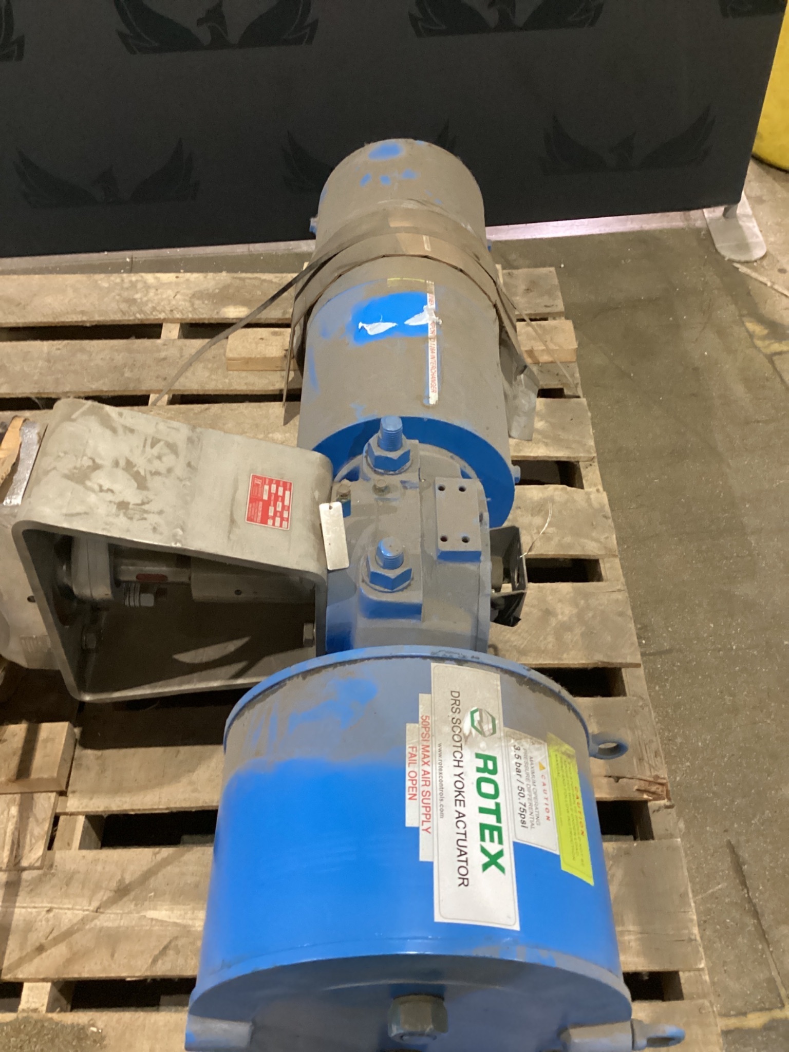 VELAN Model A 20in Class 150 Pneumatic Butterfly Valve w/ Rotex DRS Actuator NEW 1