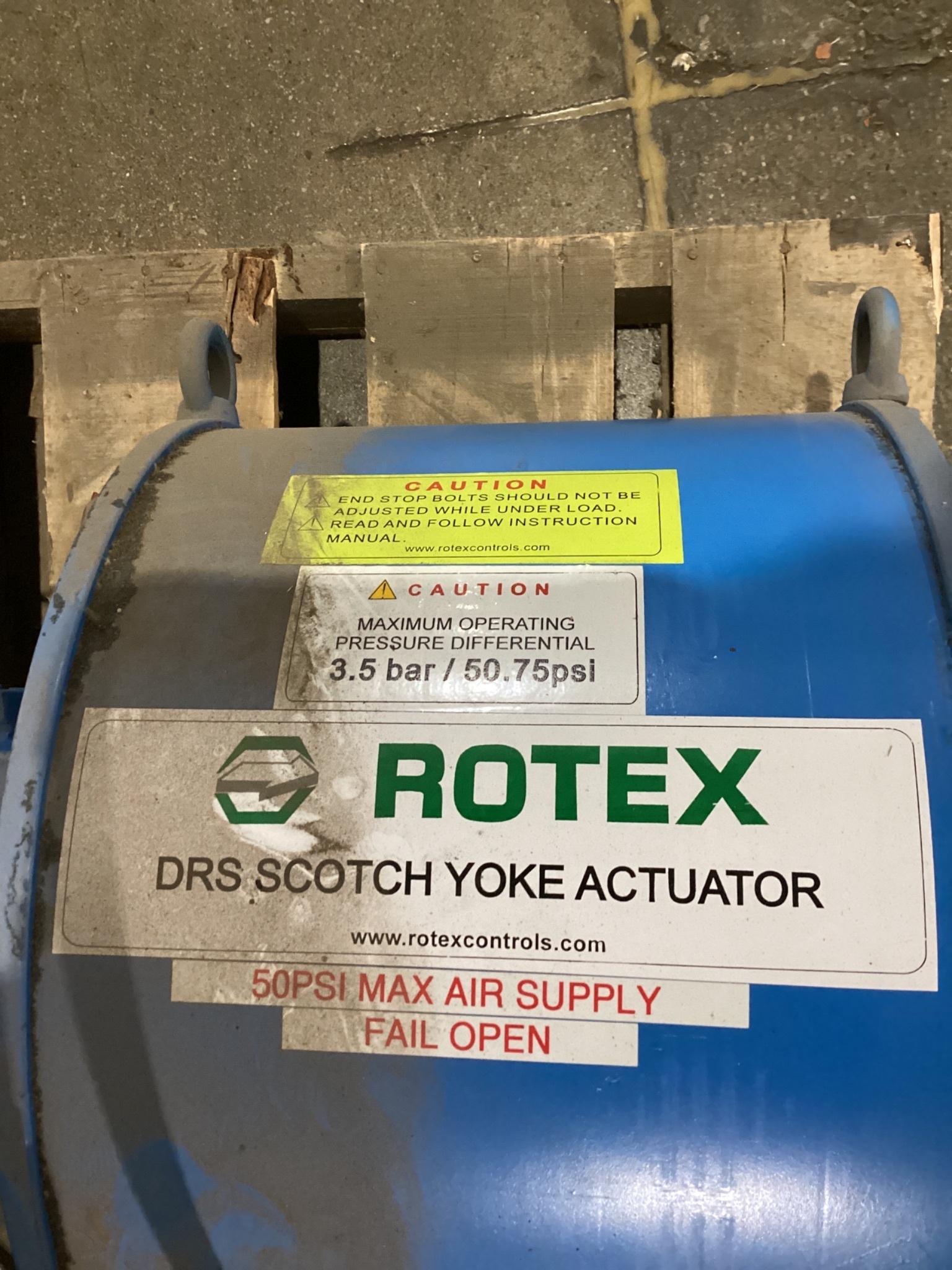 VELAN Model A 20in Class 150 Pneumatic Butterfly Valve w/ Rotex DRS Actuator NEW 2
