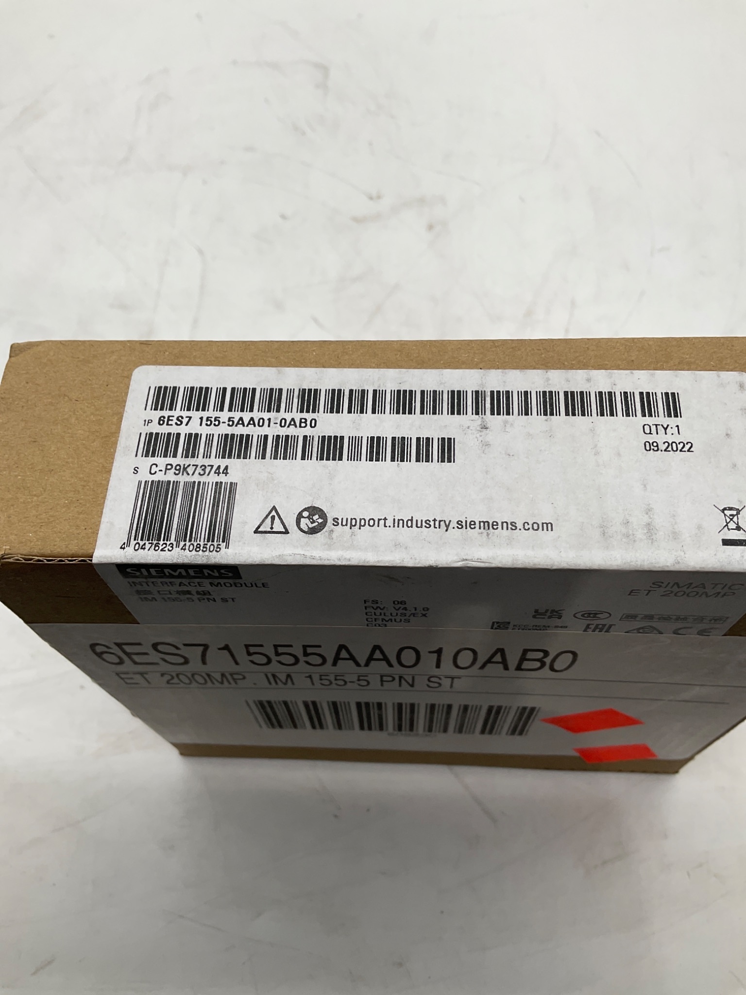 SIEMENS 6ES7155-5AA01-0AB0 ET 200MP IM 155-5 PN ST Interface Module NEW 1