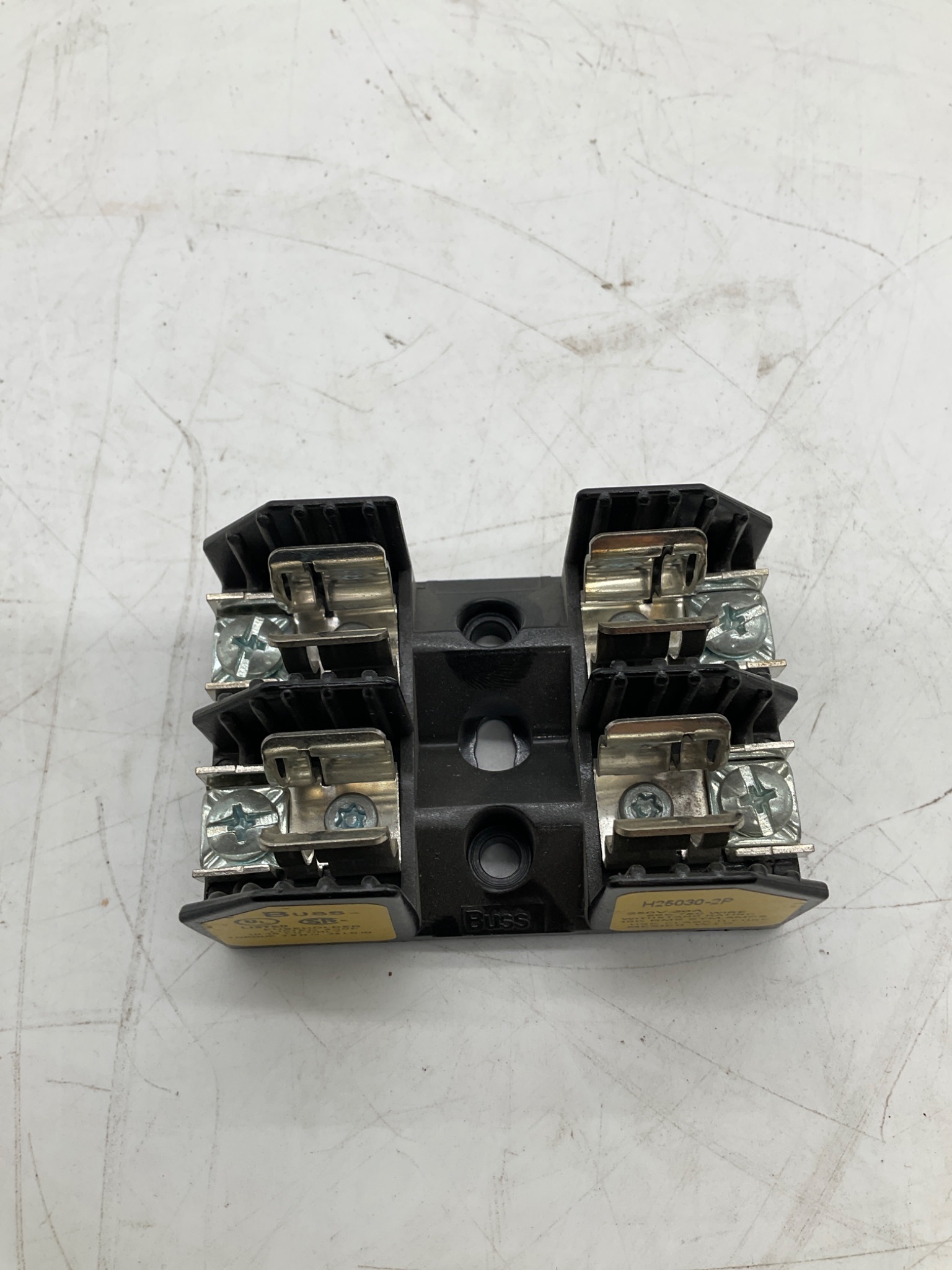 BUSSMANN H25030-2P Class H Fuse Holder 30A 250V 2-Pole NEW 1