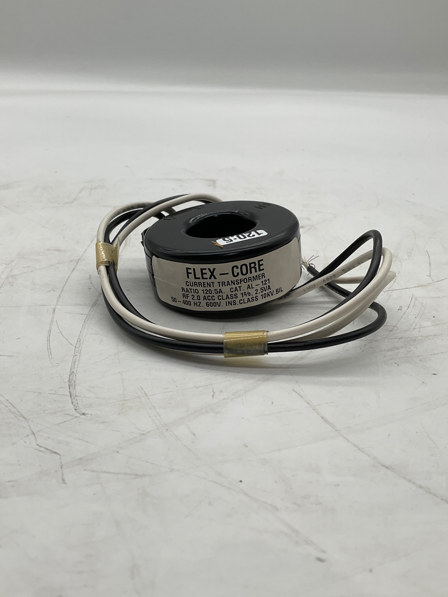 FLEX-CORE AL-121 Current Transformer 120:5 Ratio NEW 1