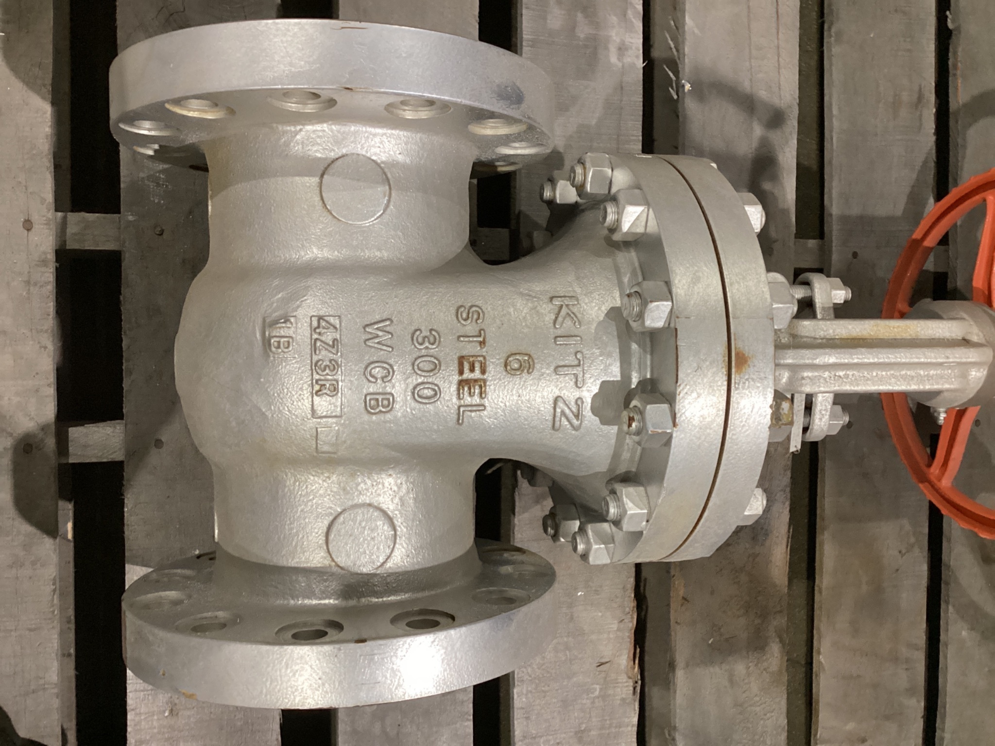 KITZ FIG. 300 SCLS 6in Class 300 Gear Operated Gate Valve WCB NEW 1