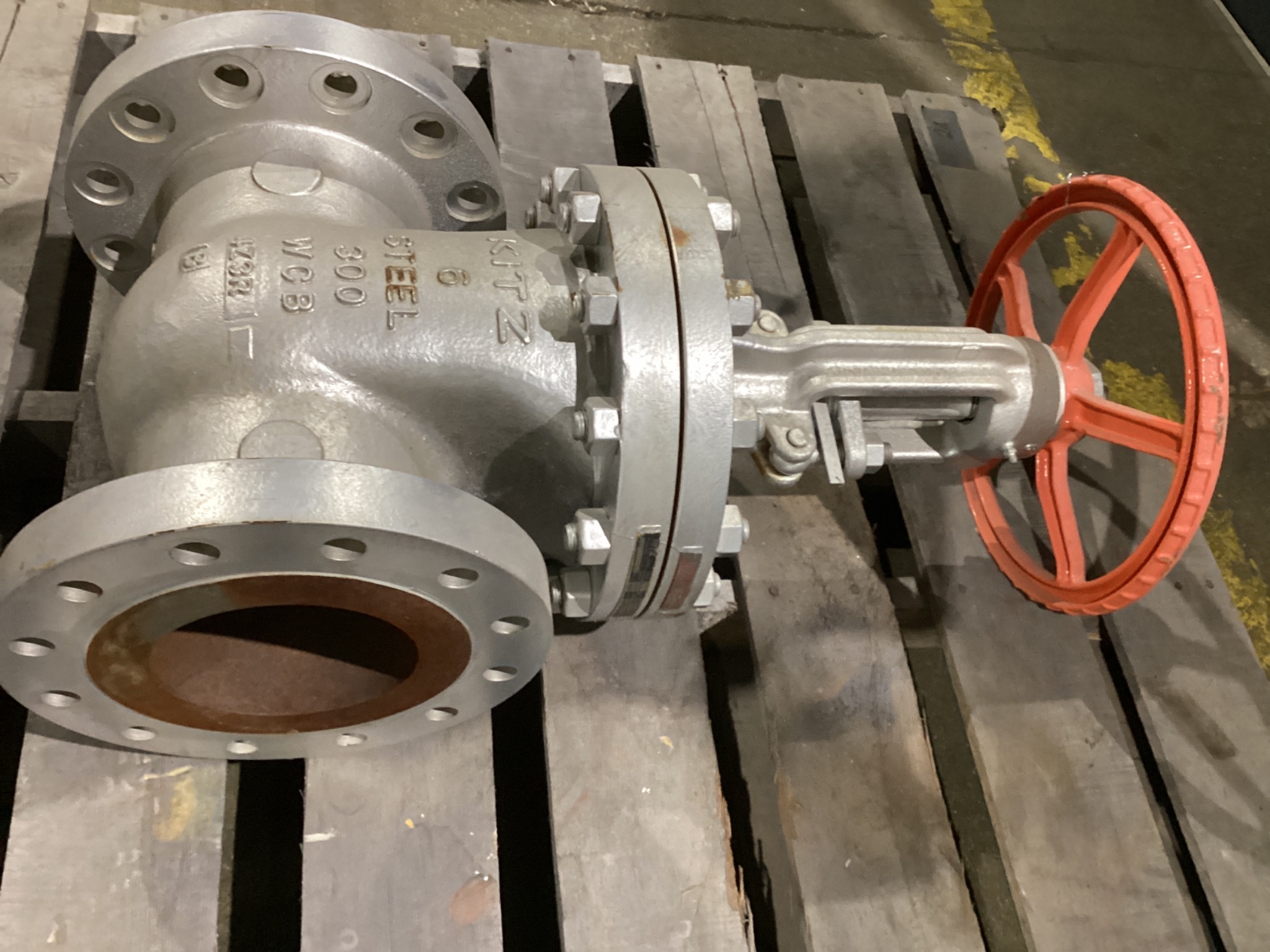 KITZ FIG. 300 SCLS 6in Class 300 Gear Operated Gate Valve WCB NEW 3