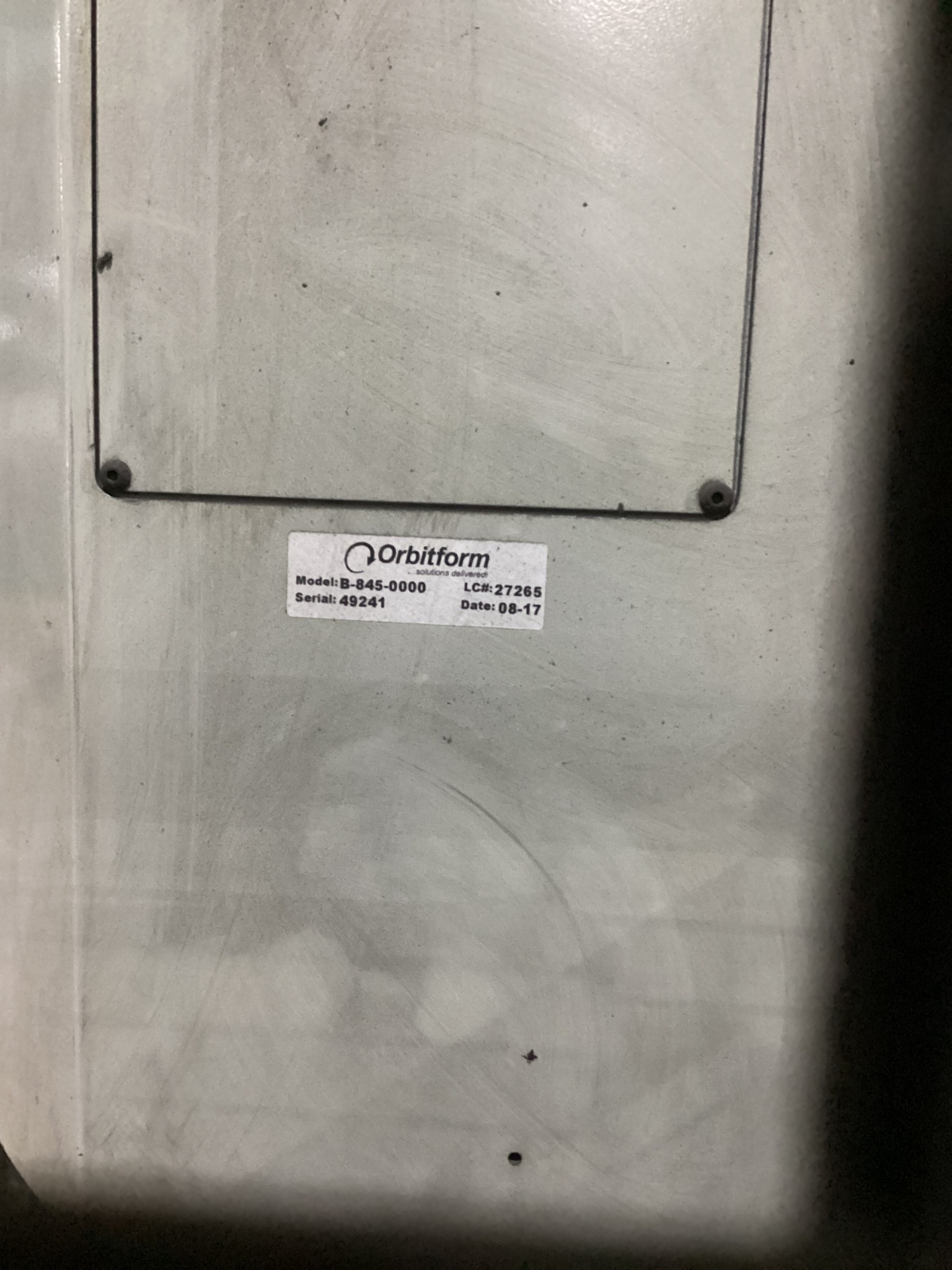 ORBITFORM B-845-0000 Orbital Riveting & Forming Machine w/ PanelView Plus 700 USED 4