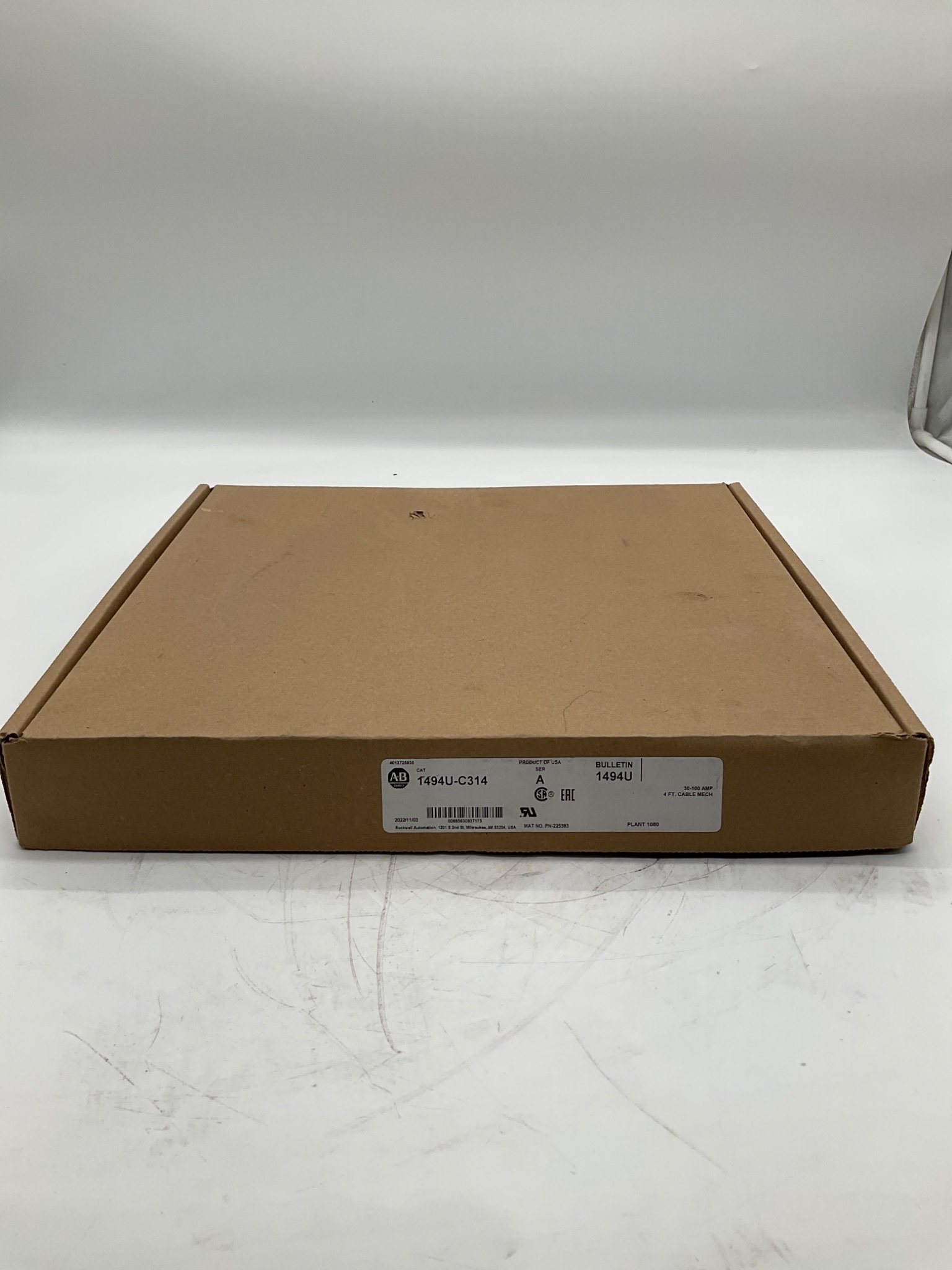 ALLEN BRADLEY 1494U-C314 4ft Cable Mechanism for Disconnect 30-100A NEW 0