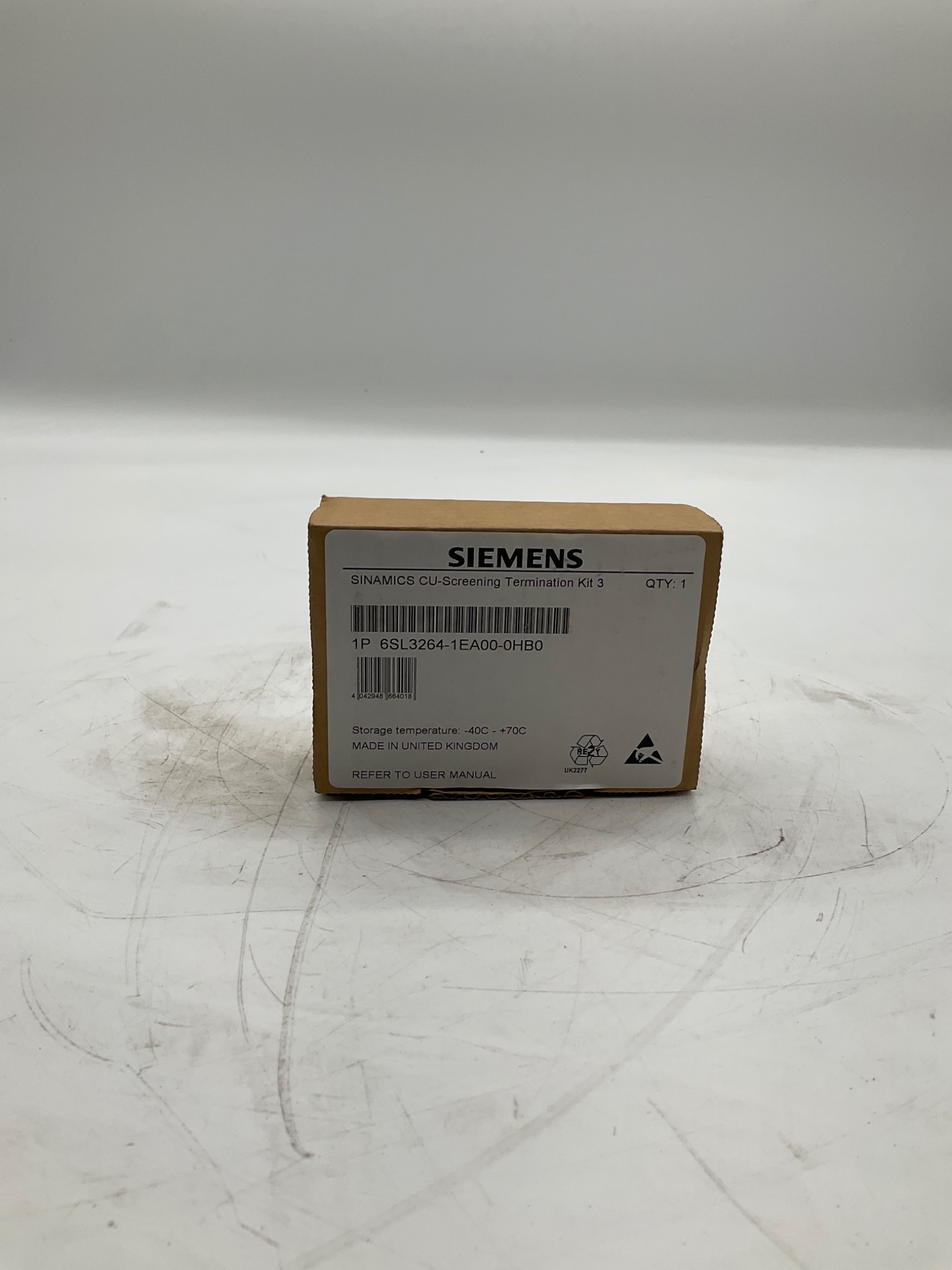 SIEMENS 6SL3264-1EA00-0HB0 SINAMICS CU-Screening Termination Kit 3 NEW 0