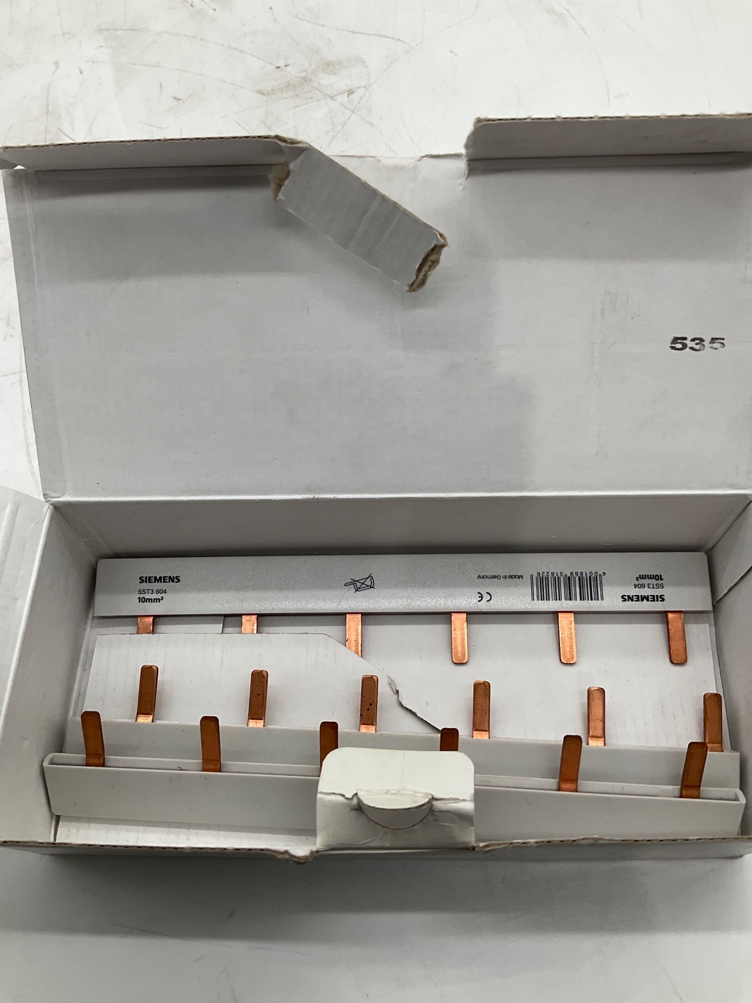 SIEMENS 5ST3-604 6-Pin Busbar NEW (LOT OF 3) 1