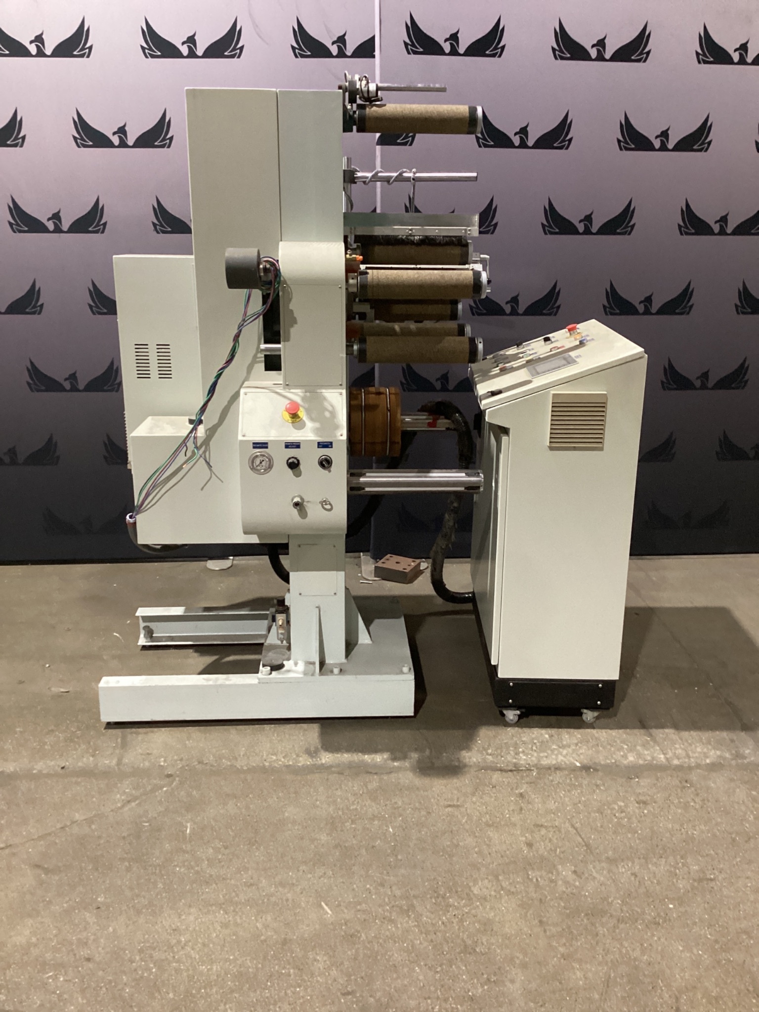 KARLVILLE INSPECT-300FB-HS Re-Reeling and Doctor Machine USED 0