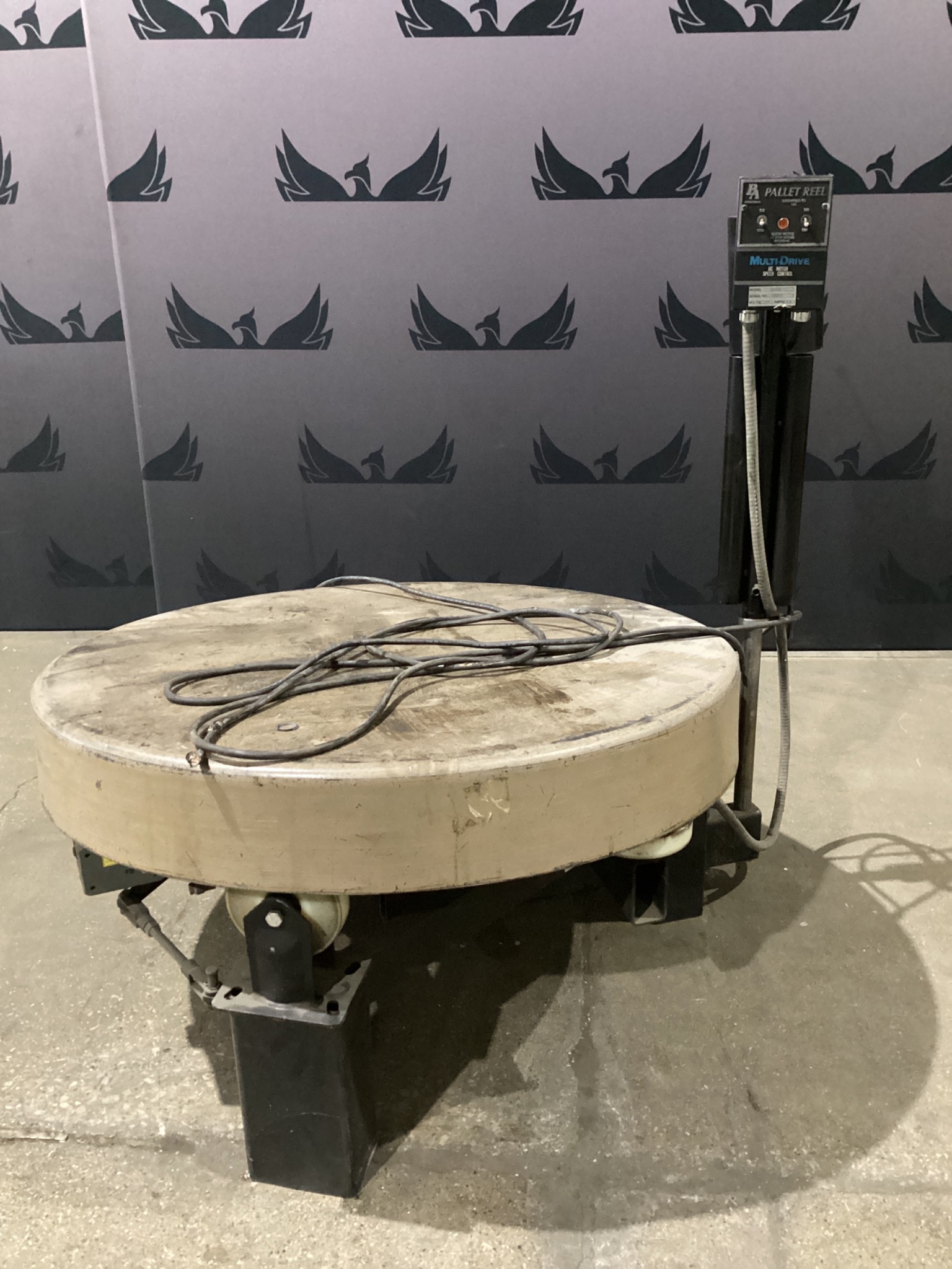 P/A INDUSTRIES INC CR3542-20 Pallet Reel Turntable USED 0