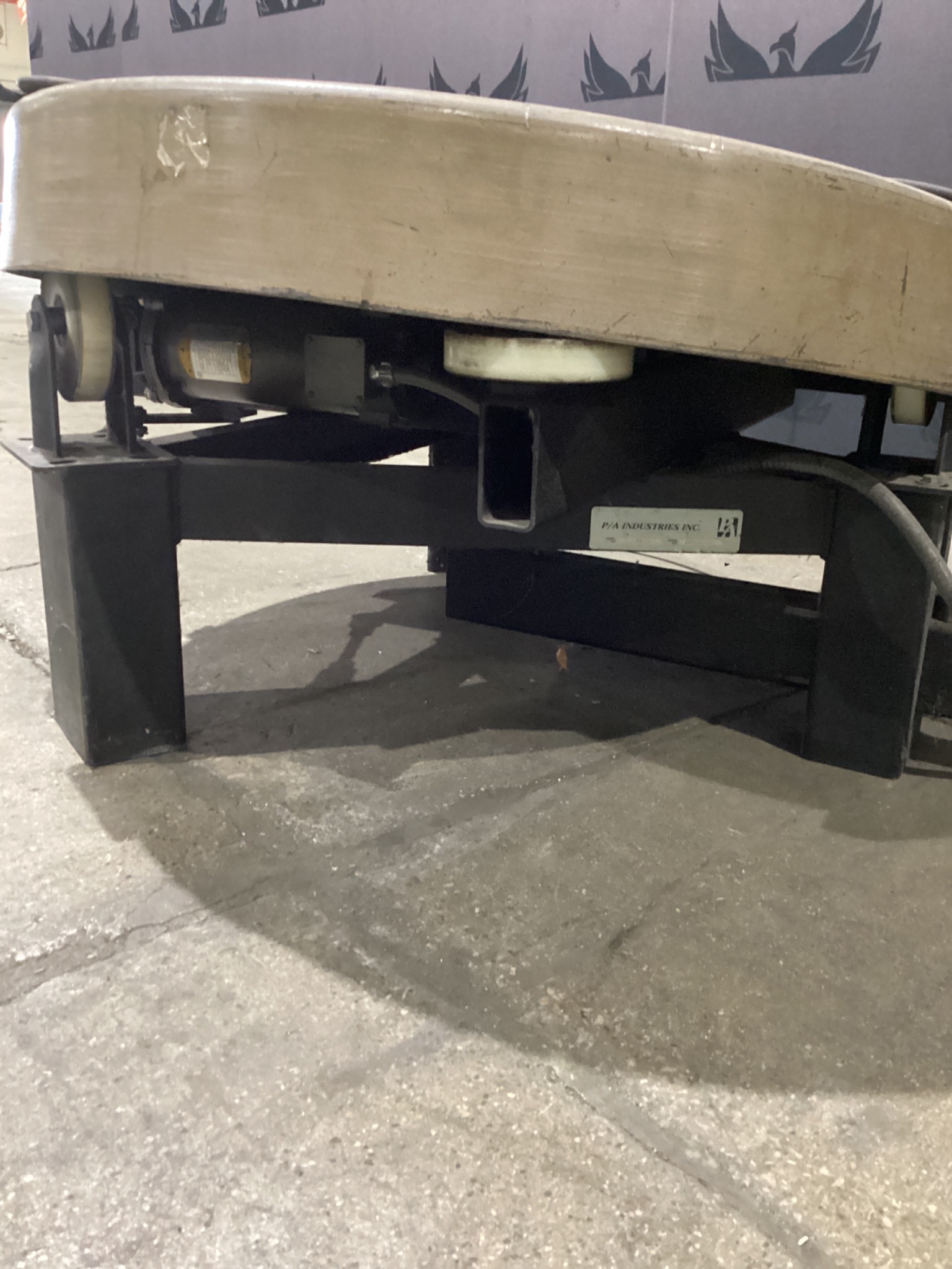 P/A INDUSTRIES INC CR3542-20 Pallet Reel Turntable USED 2
