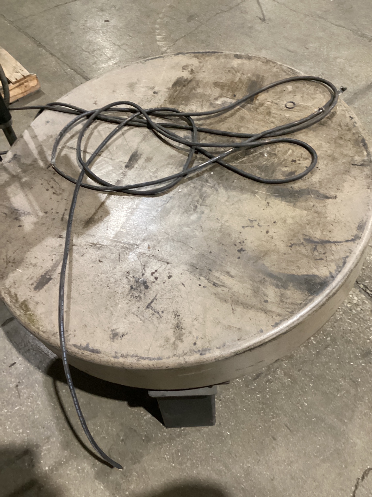 P/A INDUSTRIES INC CR3542-20 Pallet Reel Turntable USED 3