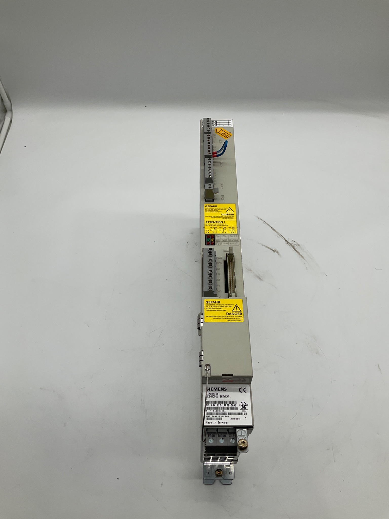 SIEMENS 6SN1112-1AC01-0AA1 SIMODRIVE UEB Module INT/EXT USED 0