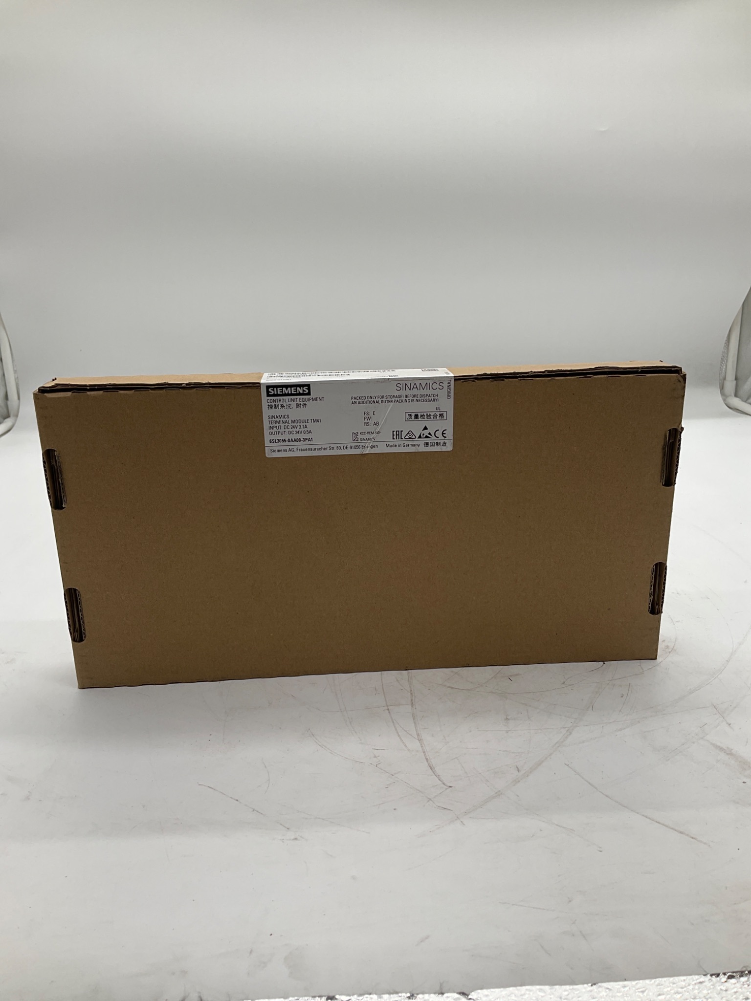 SIEMENS 6SL3055-0AA00-3PA1 SINAMICS TM41 Terminal Module NEW 0