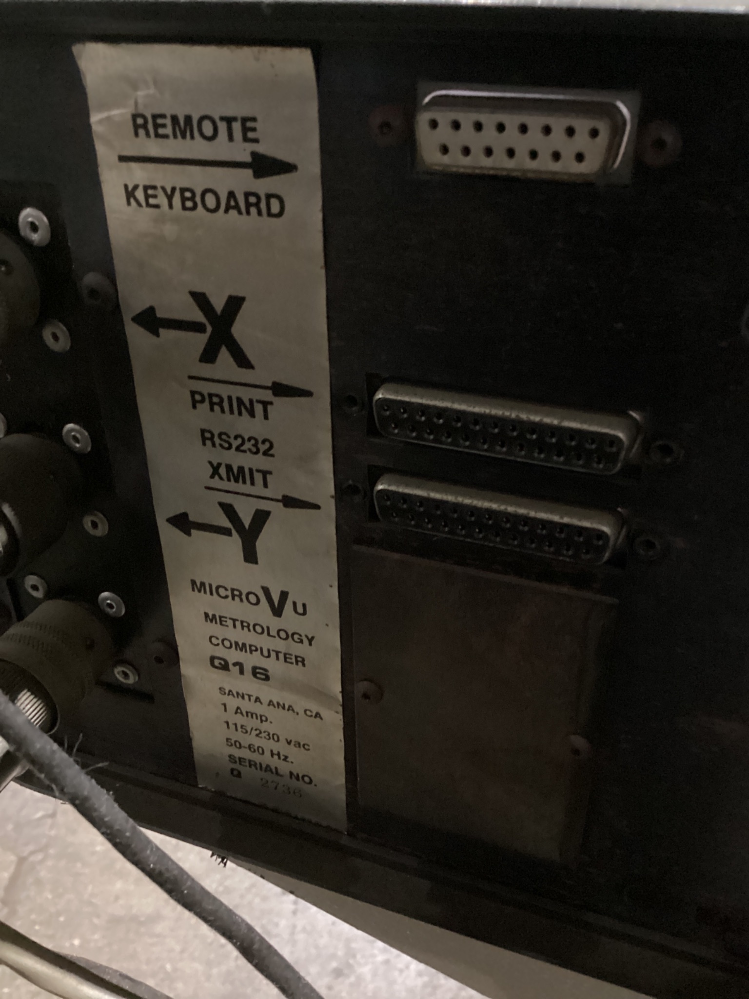 Micro-Vu H14 Optical Comparator w/ IQ16 Metrology Computer USED 5