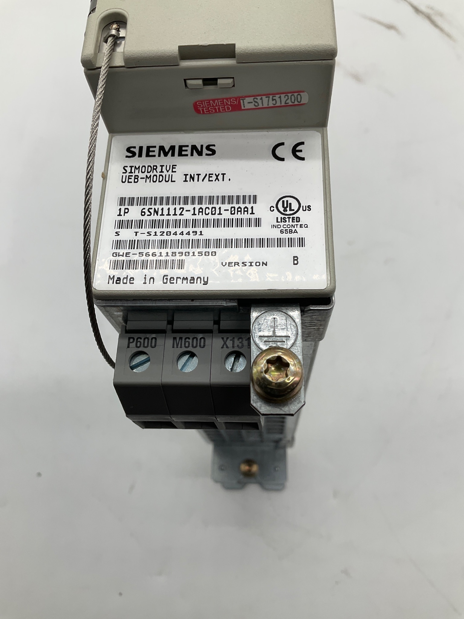SIEMENS 6SN1112-1AC01-0AA1 SIMODRIVE UEB Module INT/EXT USED 1