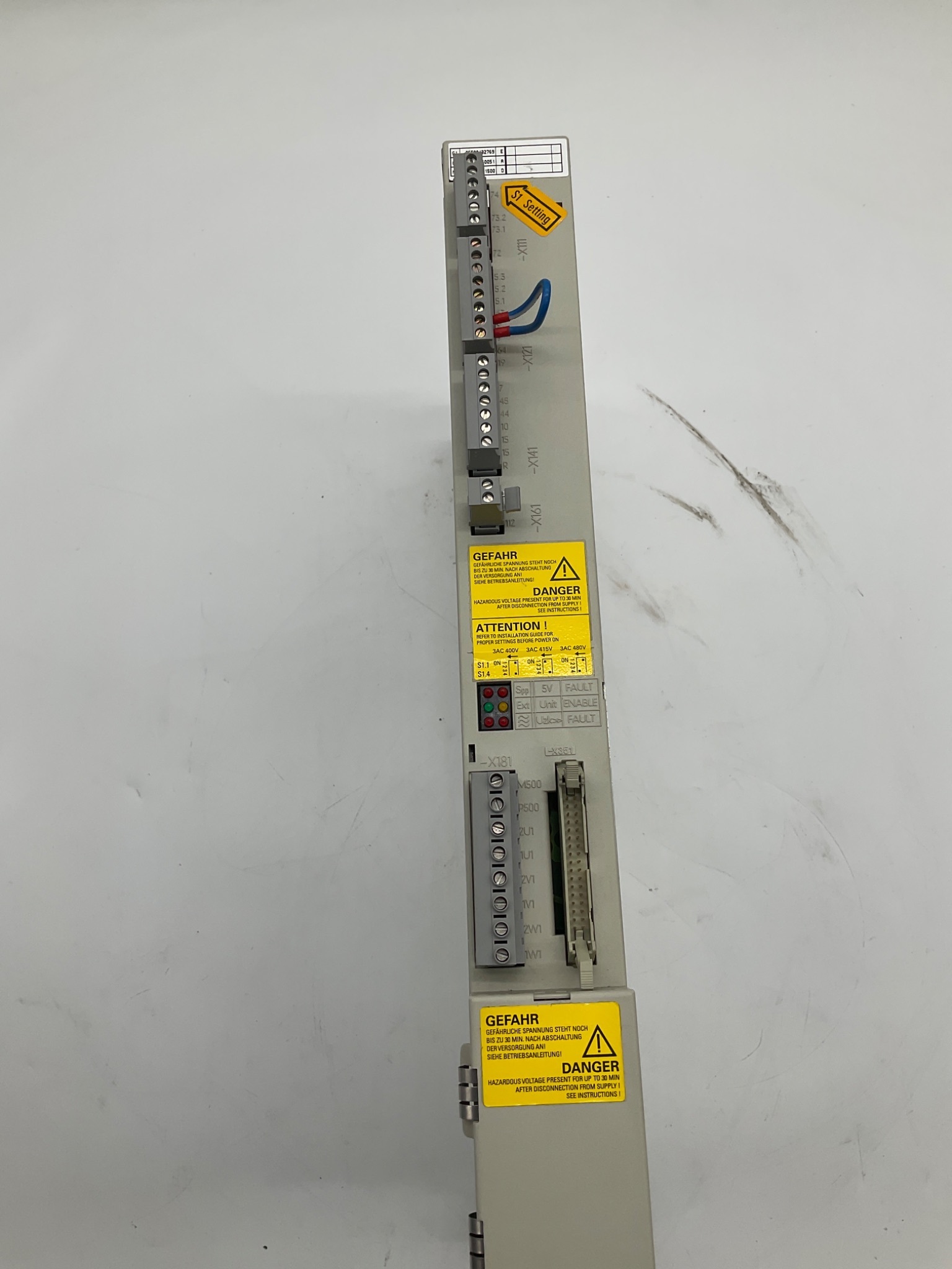 SIEMENS 6SN1112-1AC01-0AA1 SIMODRIVE UEB Module INT/EXT USED 3