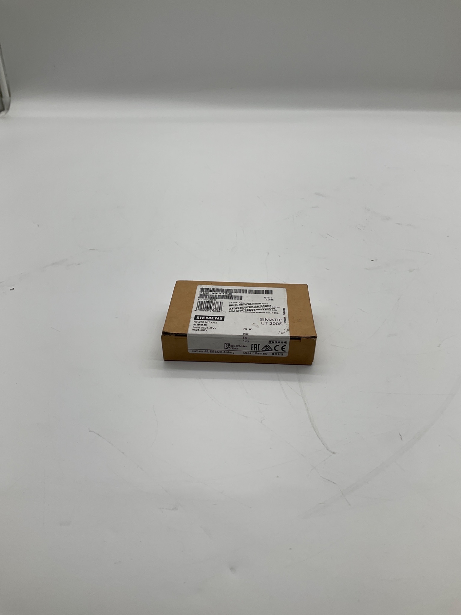 SIEMENS 6ES7138-4CB11-0AB0 ET 200S PM-E Power Module NEW 0