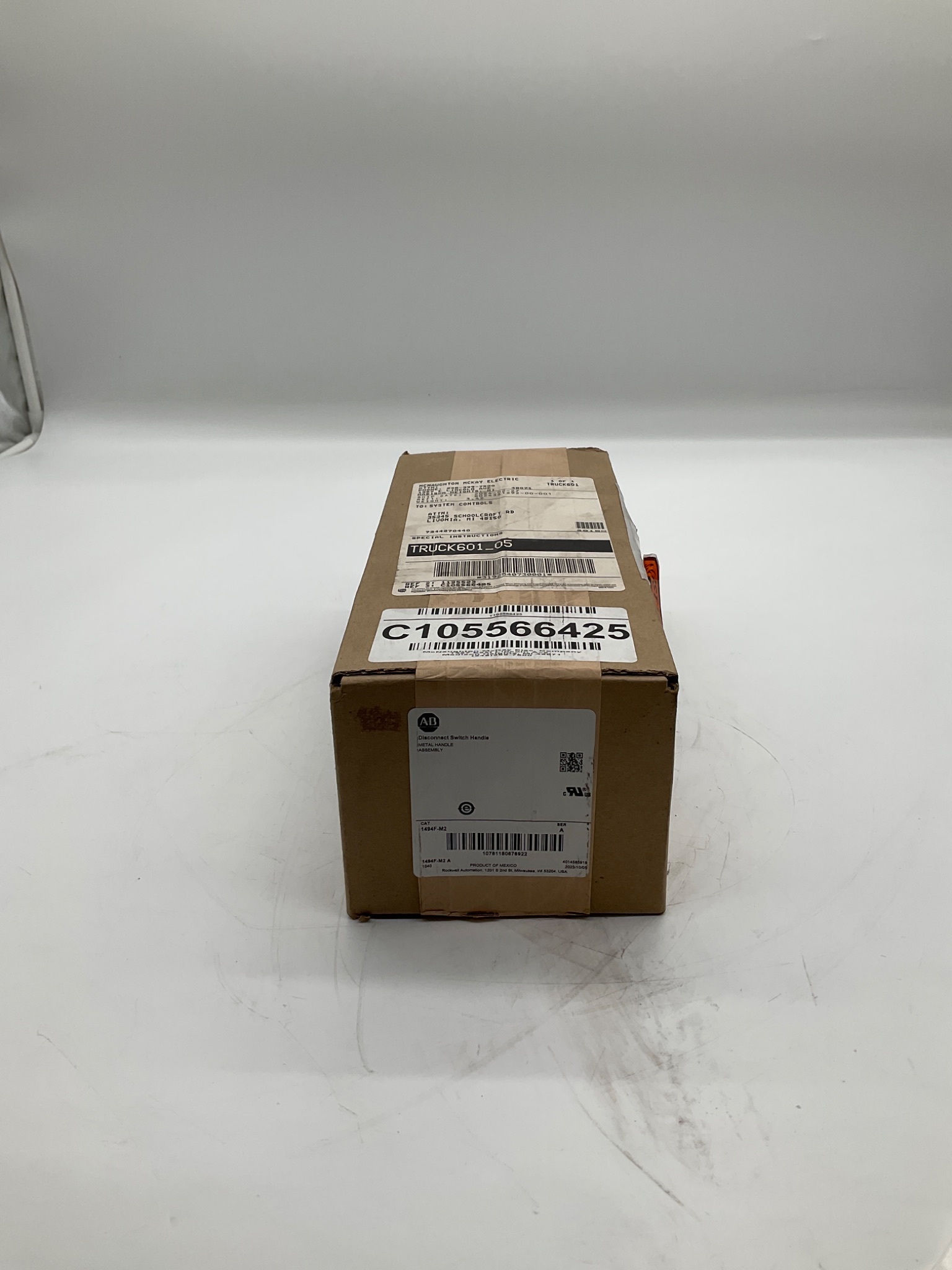 ALLEN-BRADLEY 1494F-M2 Metal Disconnect Switch Handle NEW 1