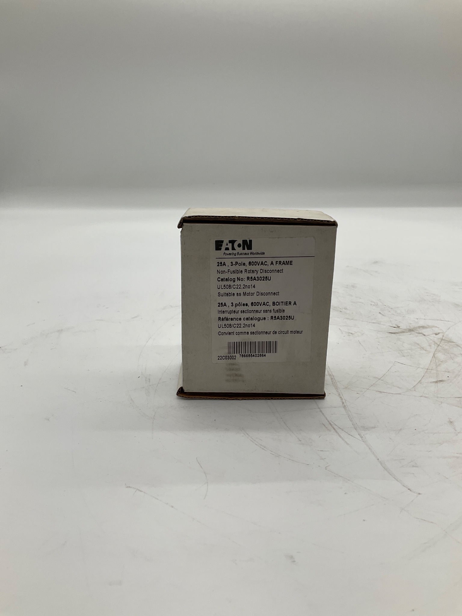 EATON R5A3025U Non-Fusible Rotary Disconnect Switch NEW 0