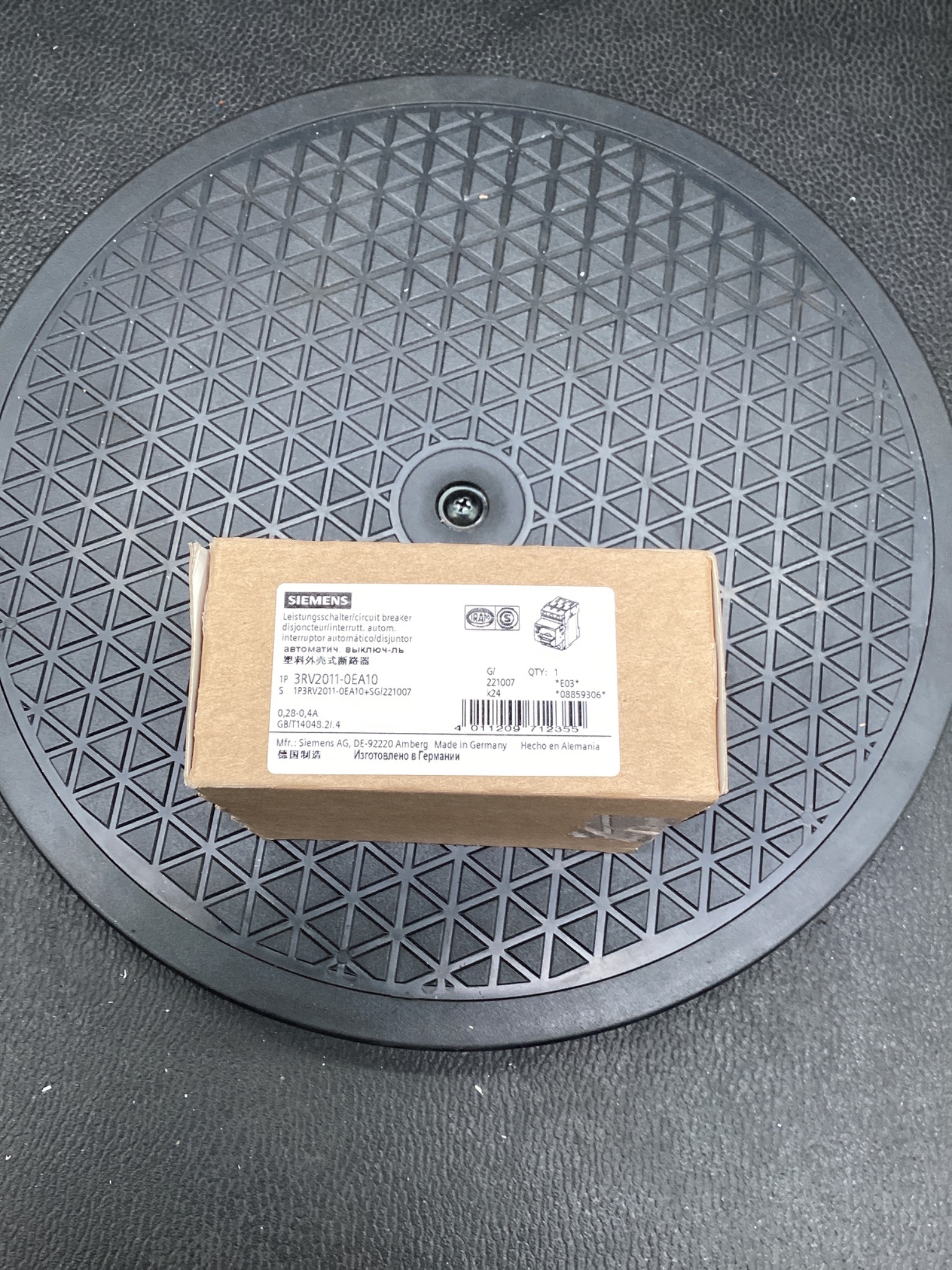 SIEMENS 3RV2011-0EA10 SIRIUS Motor Protection Circuit Breaker NEW 2