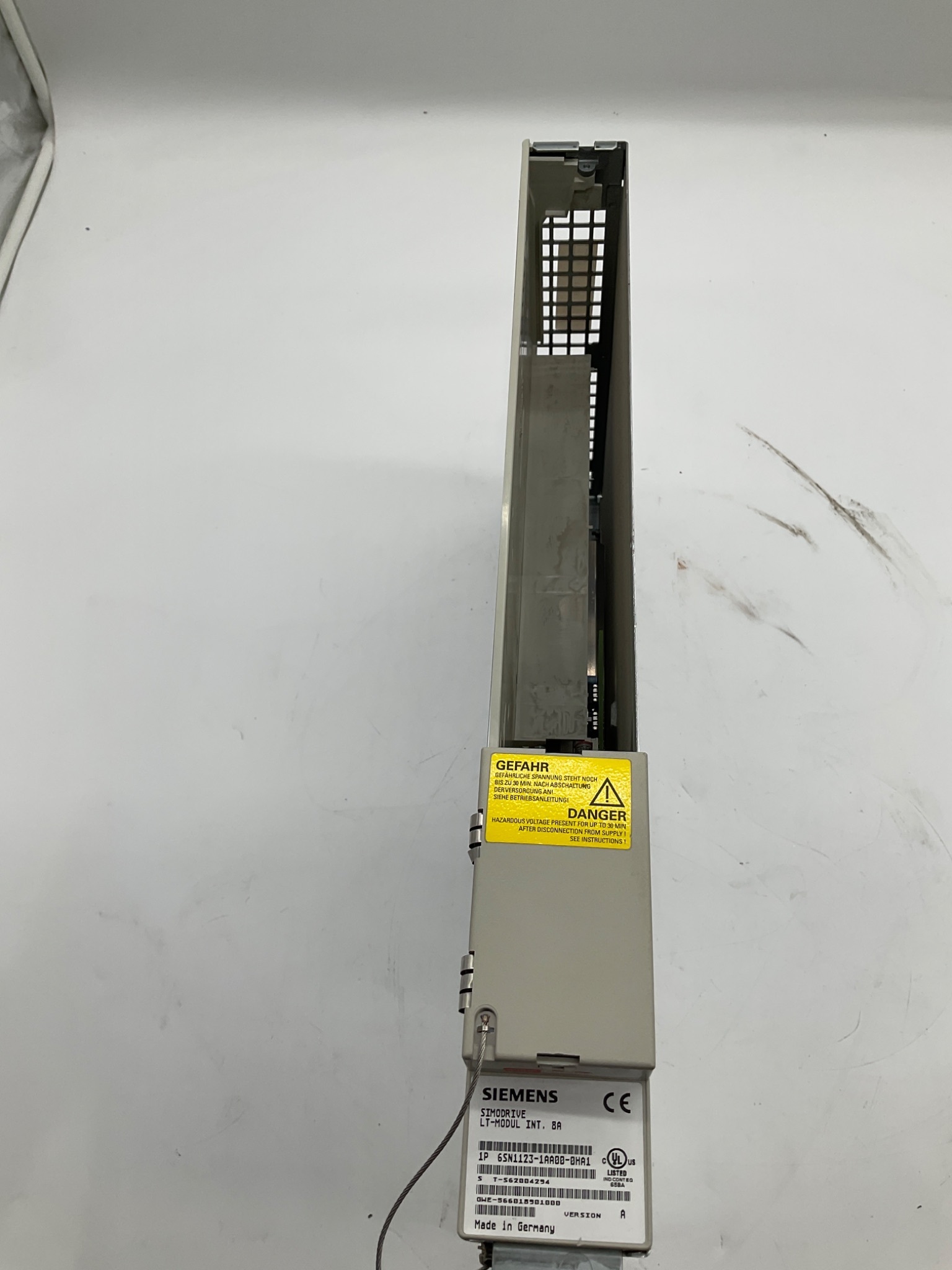 SIEMENS 6SN1123-1AA00-0HA1 SIMODRIVE LT Module INT. 8A USED 2