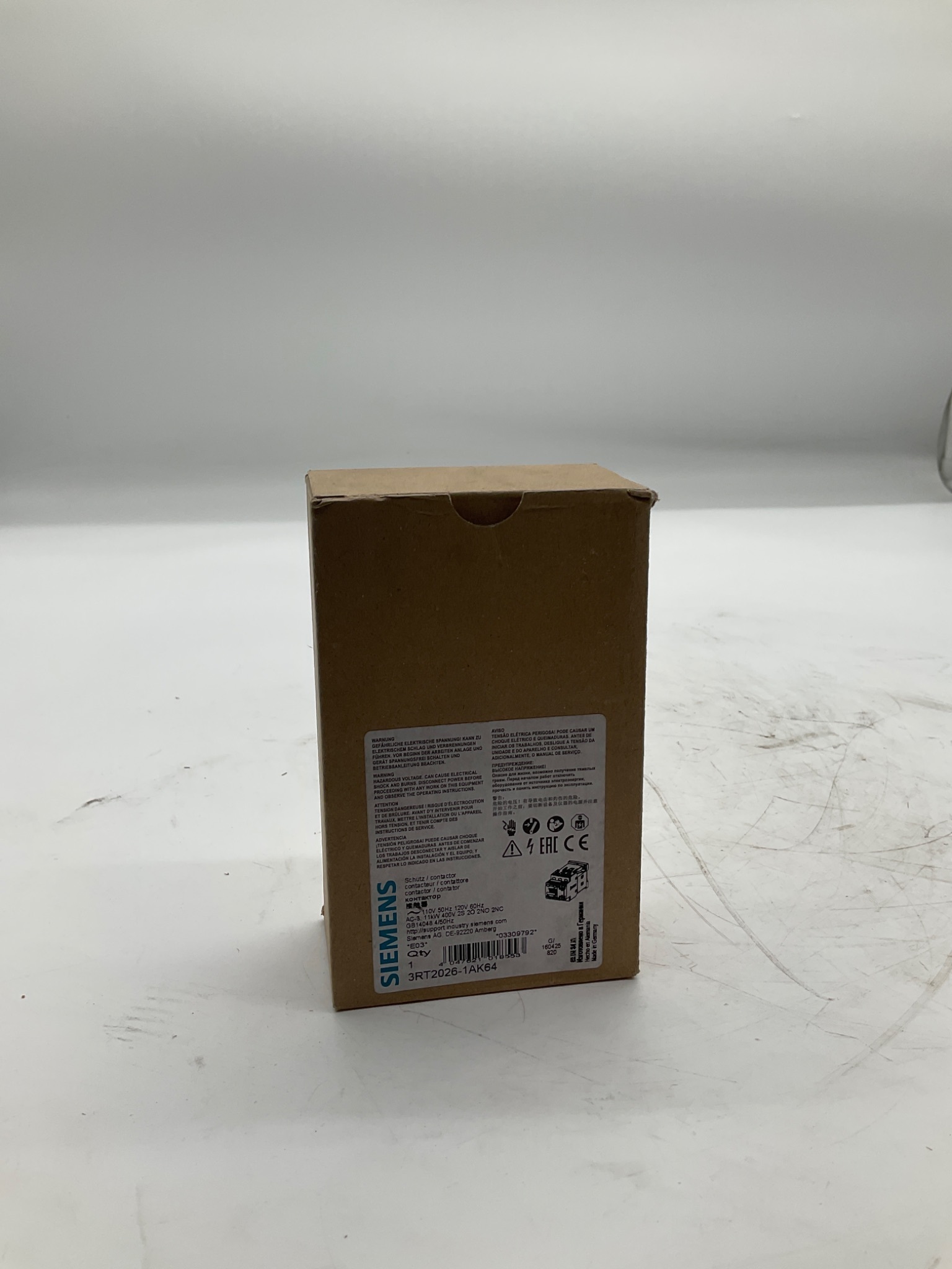 SIEMENS 3RT2026-1AK64 SIRIUS Contactor NEW 0