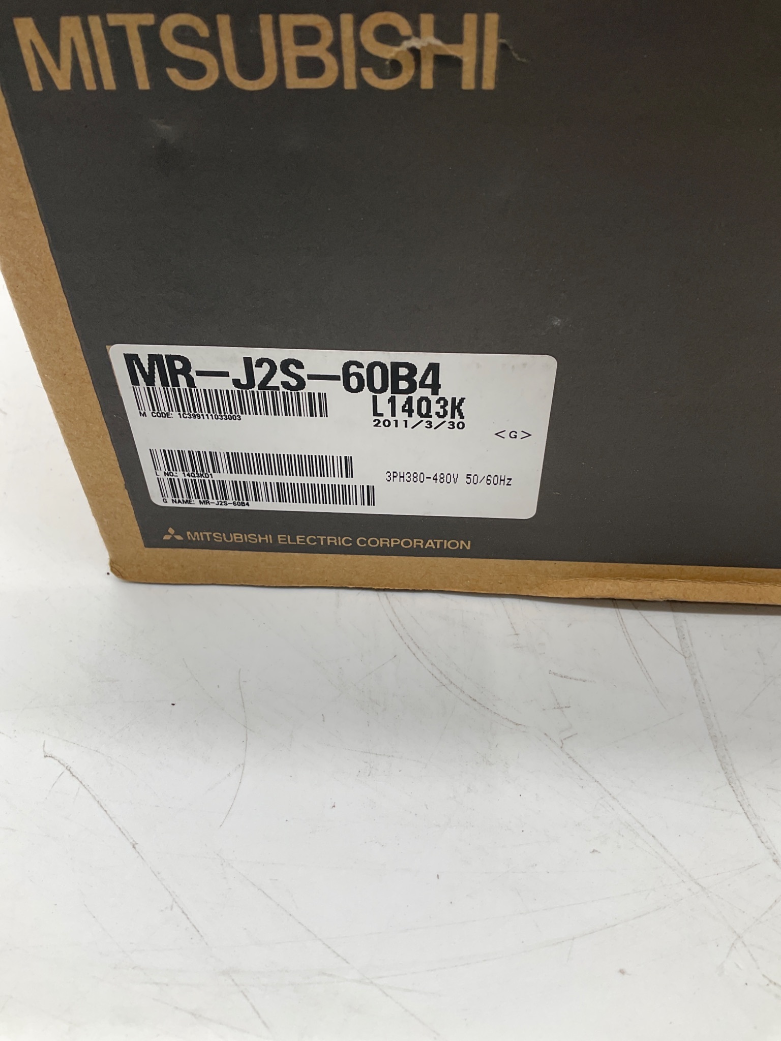 MITSUBISHI MR-J2S-60B4 MELSERVO AC Servo Amplifier NEW 1