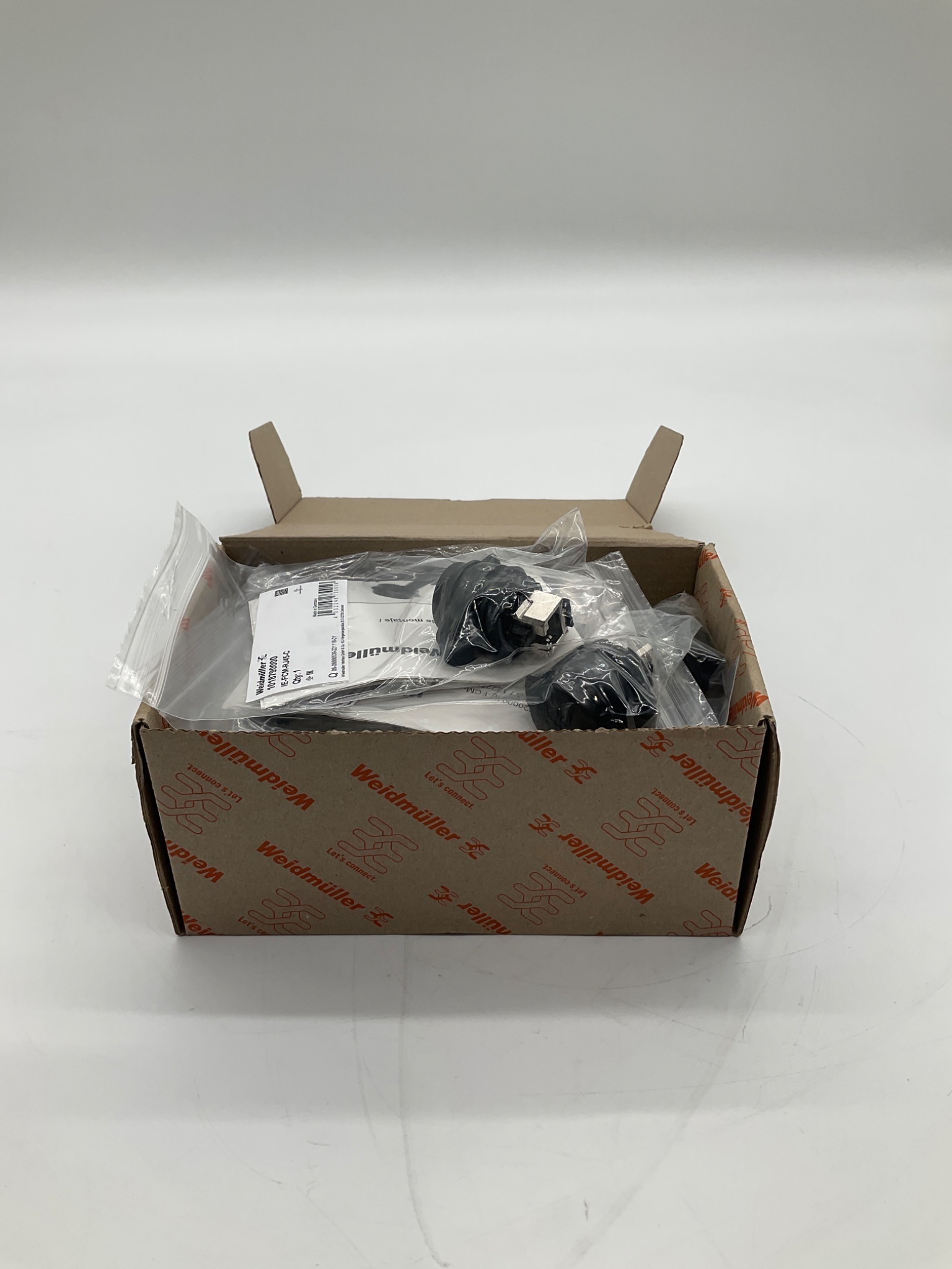 WEIDMULLER IE-FCM-RJ45-C RJ45 Panel Feedthrough Connector (LOT OF 13) NEW 0