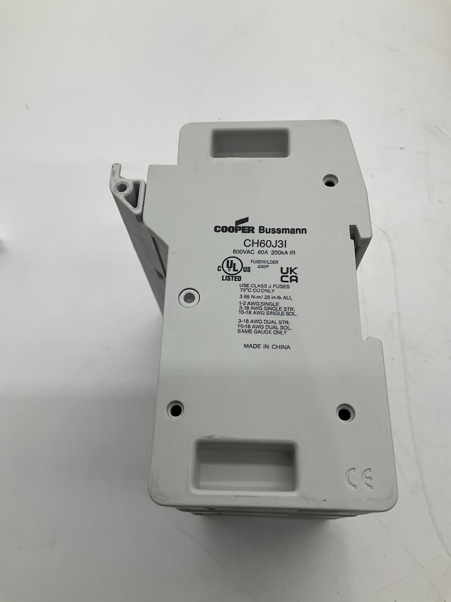 EATON BUSSMANN CH60J3I Class J Fuse Holder 3 Pole 60A NEW 3