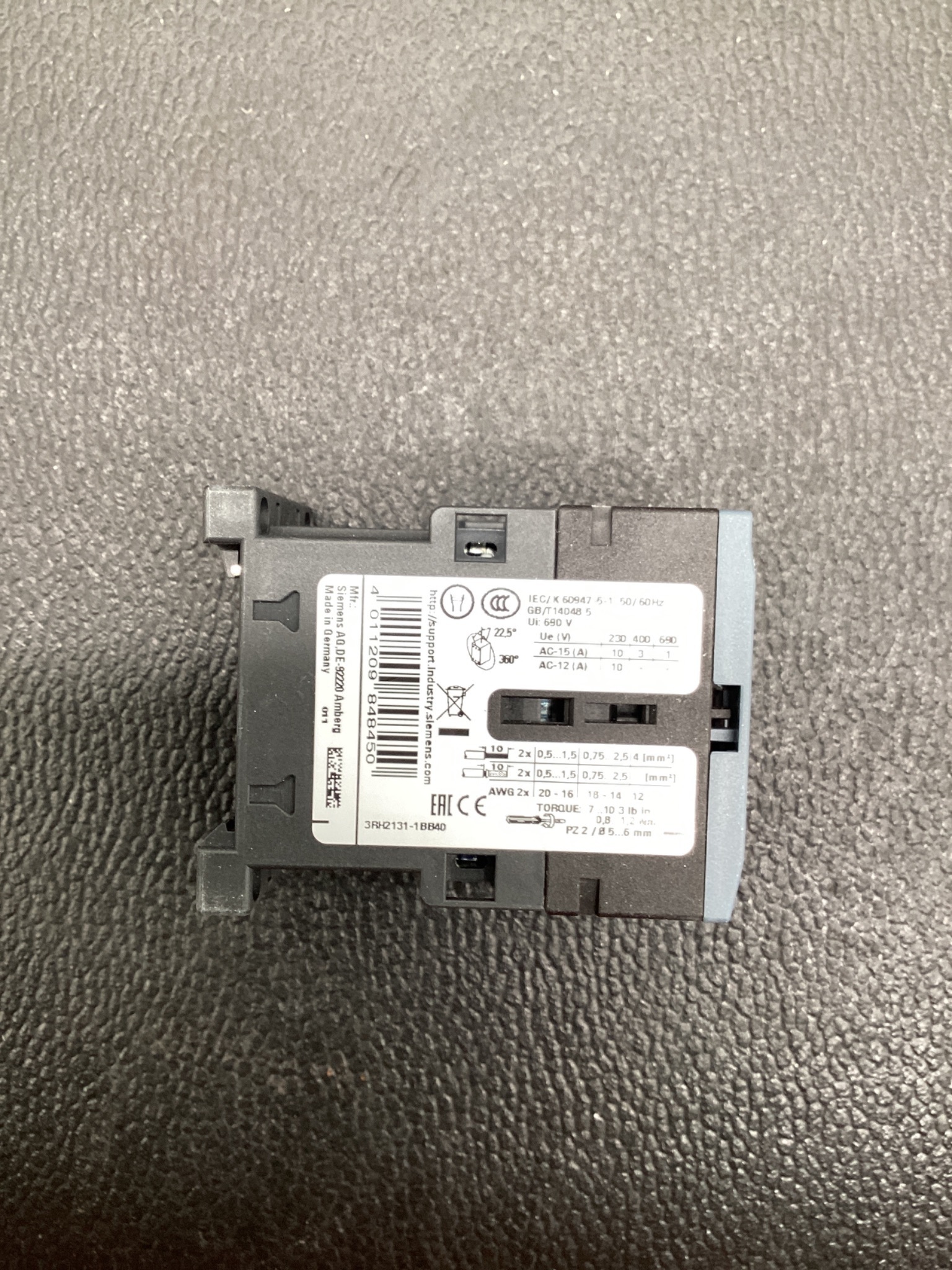 SIEMENS 3RH2131-1BB40 Contactor Relay NEW 2