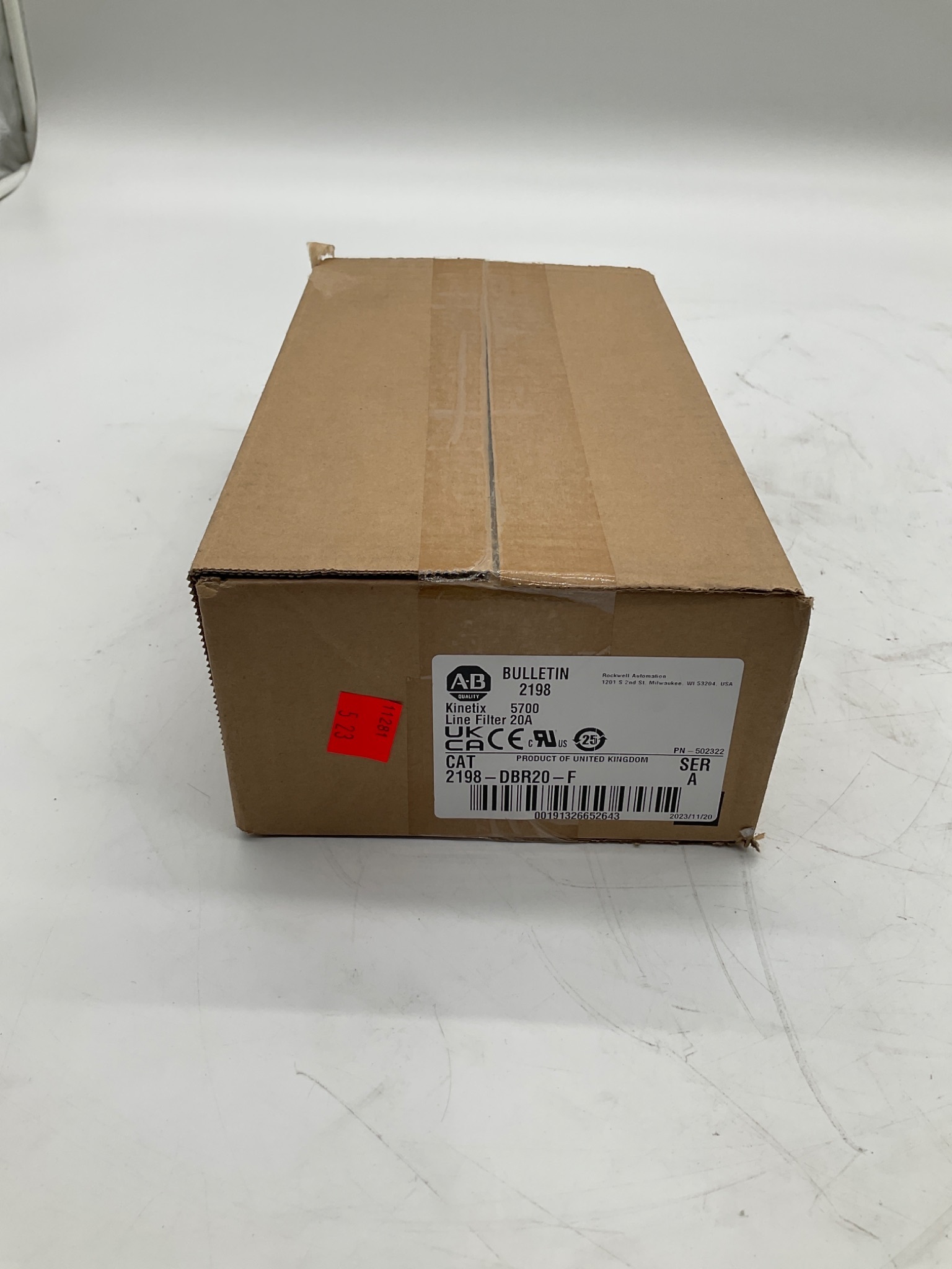 ALLEN BRADLEY 2198-DBR20-F Kinetix 5700 Line Filter 20A NEW 0