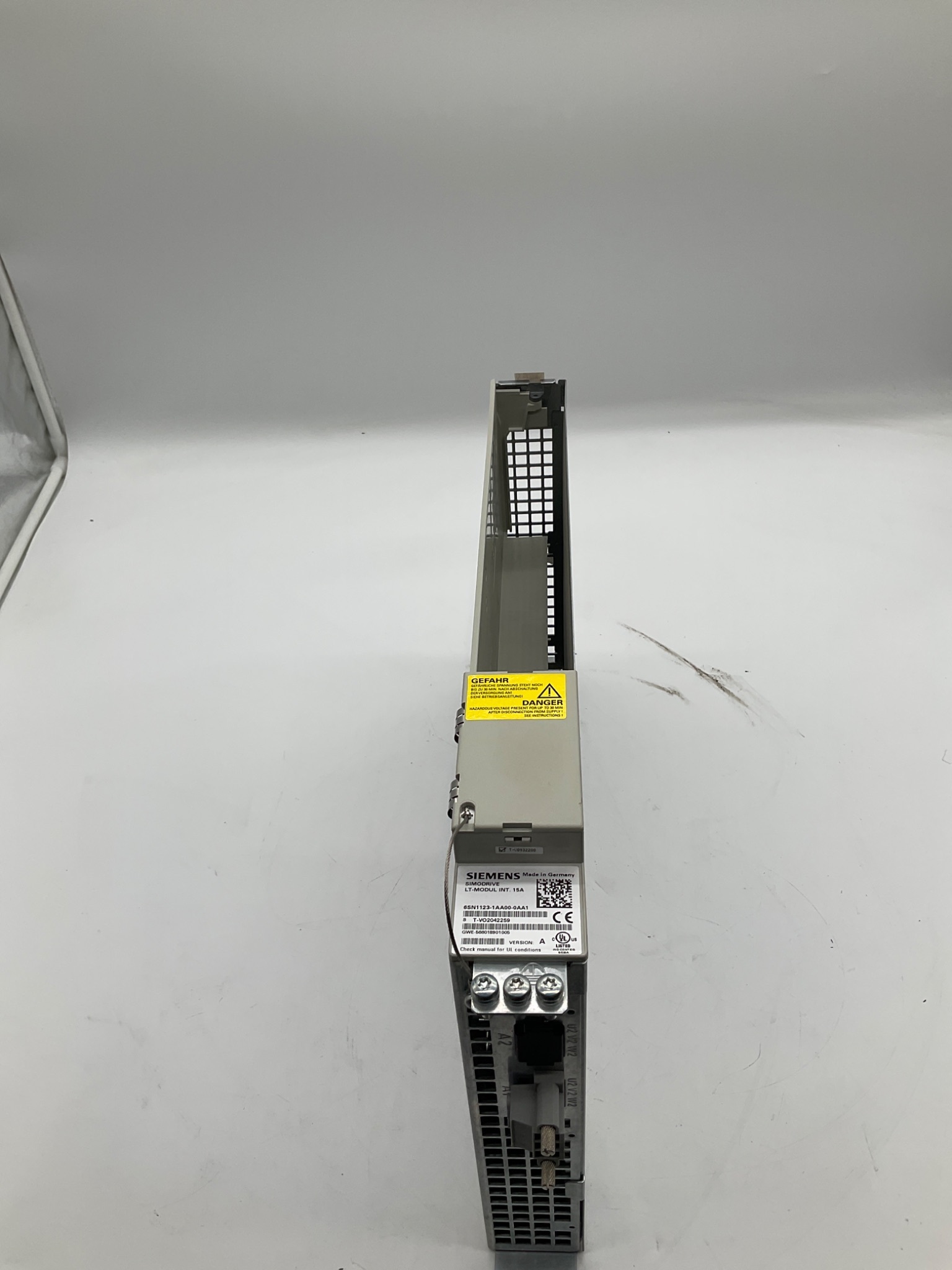 SIEMENS 6SN1123-1AA00-0AA1 SIMODRIVE LT Module INT. 15A USED 0