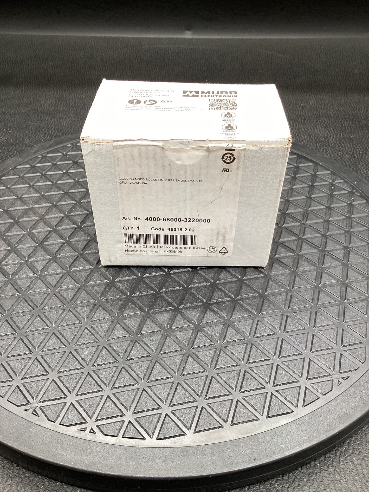 MURR ELEKTRONIK 4000-68000-3220000 Modlink MSD GFCI Receptacle NEW 0