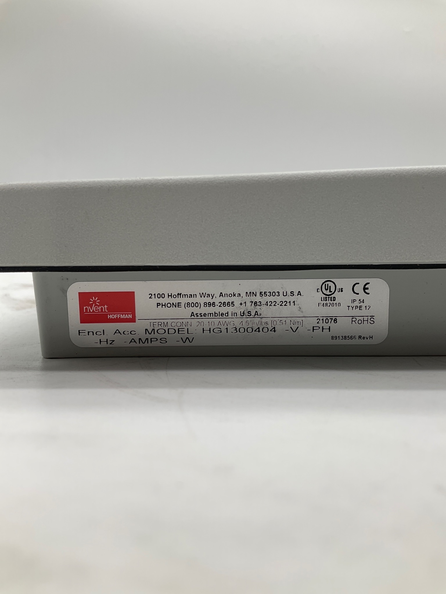 NVENT HOFFMAN HG1300404 Filter Fan NEW 2
