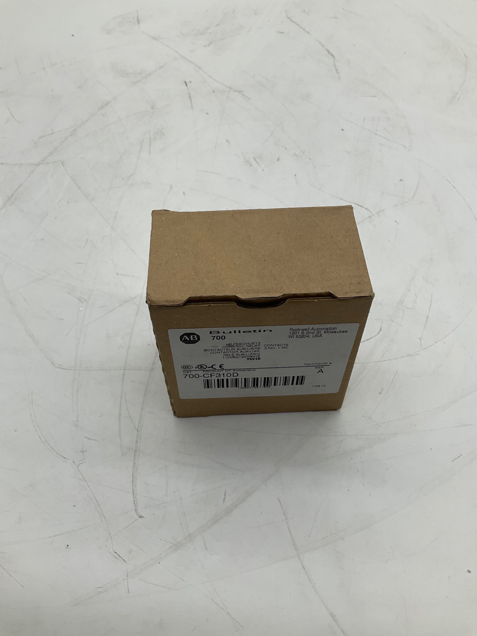 ALLEN-BRADLEY 700-CF310D Control Relay NEW 3