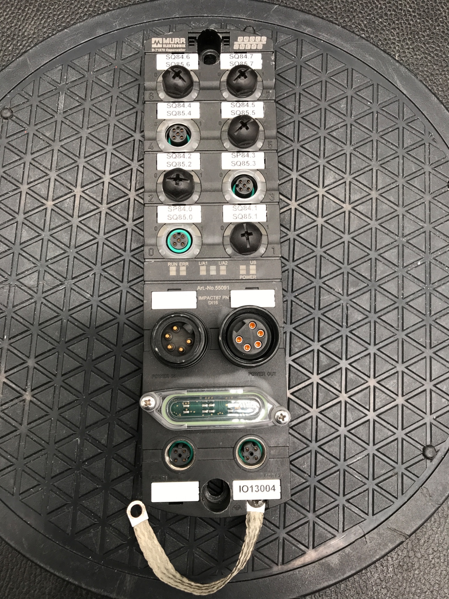 MURR ELEKTRONIK 55091 IMPACT67-P DI16 Fieldbus I/O Module USED 4