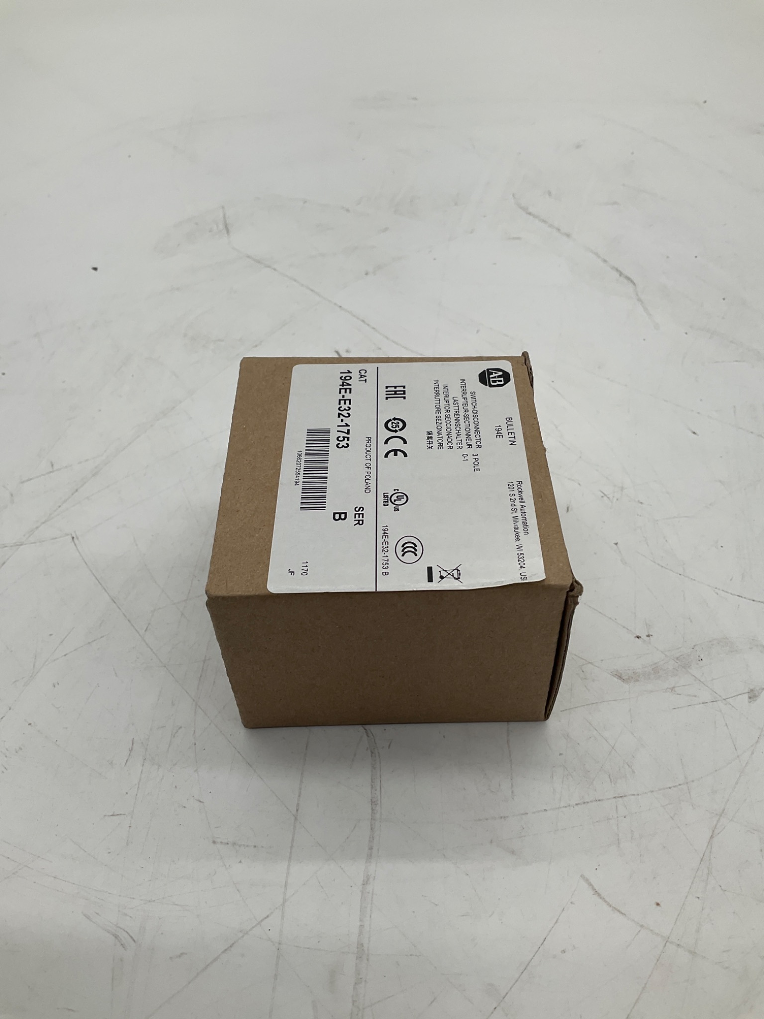 ALLEN-BRADLEY 194E-E32-1753 Motor Protection Switch NEW 1