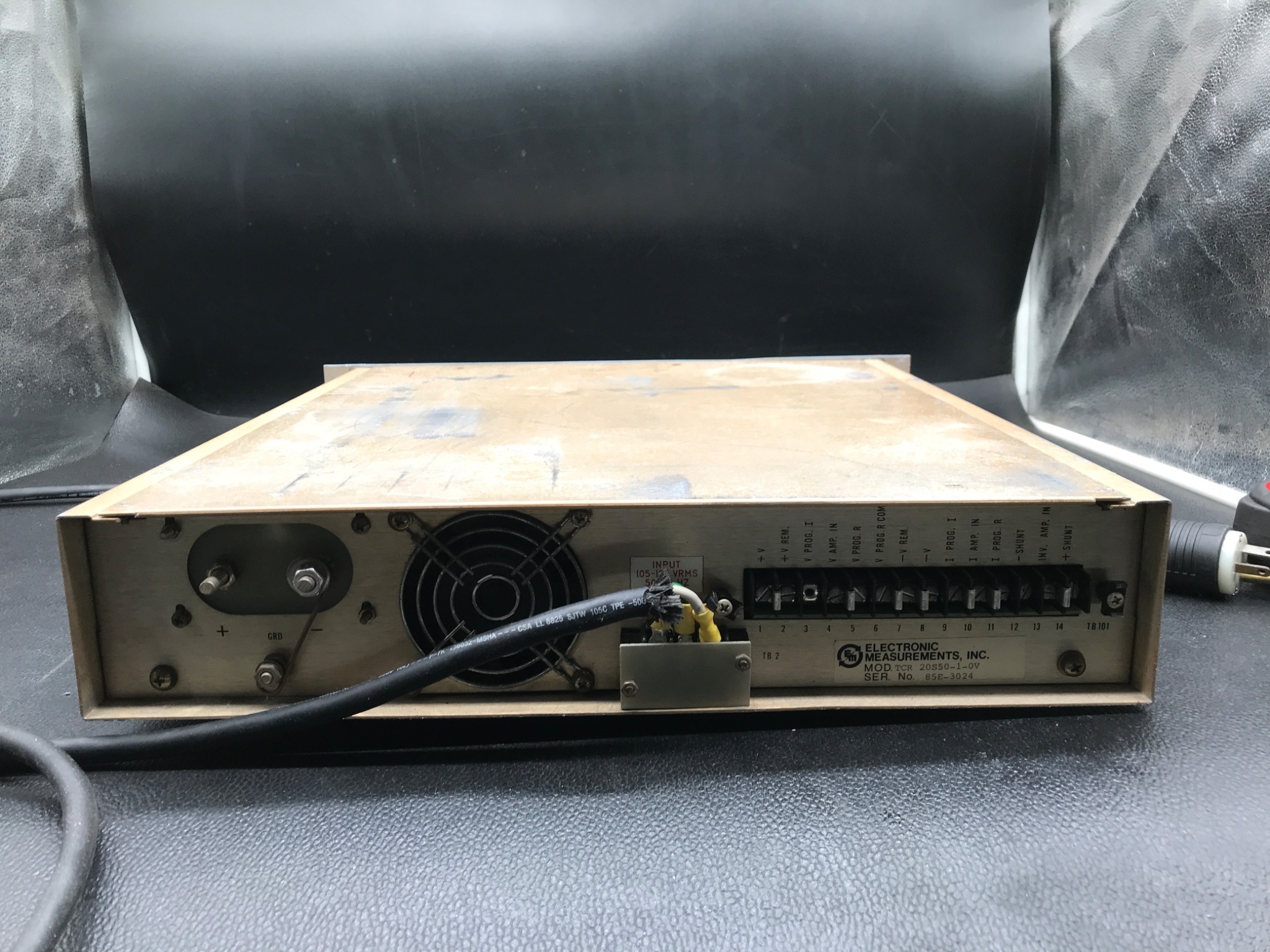 ELECTRONIC MEASUREMENTS 20S50-1-0V TCR Power Supply USED 3
