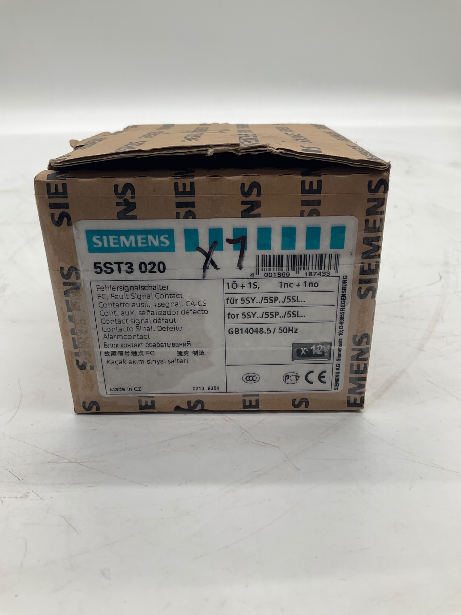 SIEMENS 5ST3020 Fault Signal Contact FC 1NC+1NO (Lot of 7) NEW 1
