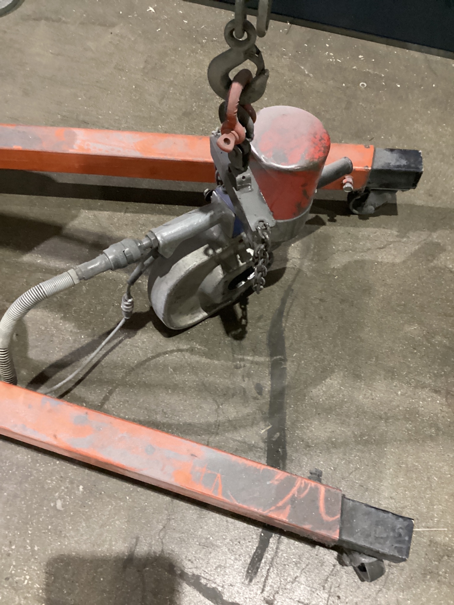 JET JHC-200X 2 Ton Hydraulic Shop Crane USED 2